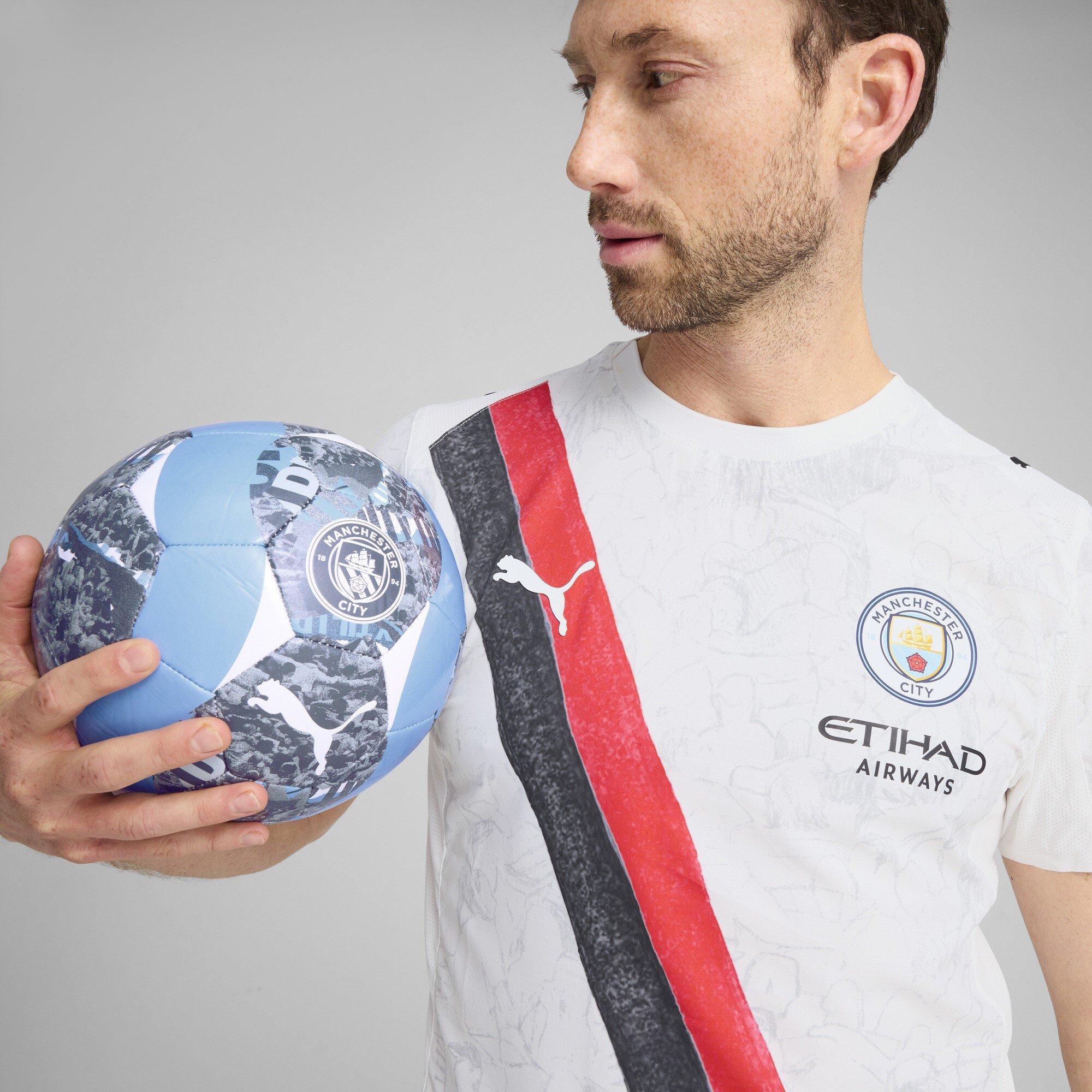 White/Black - Puma - x KidsSuper Manchester City Authentic Away Shirt 2025 2026 Mens - 5