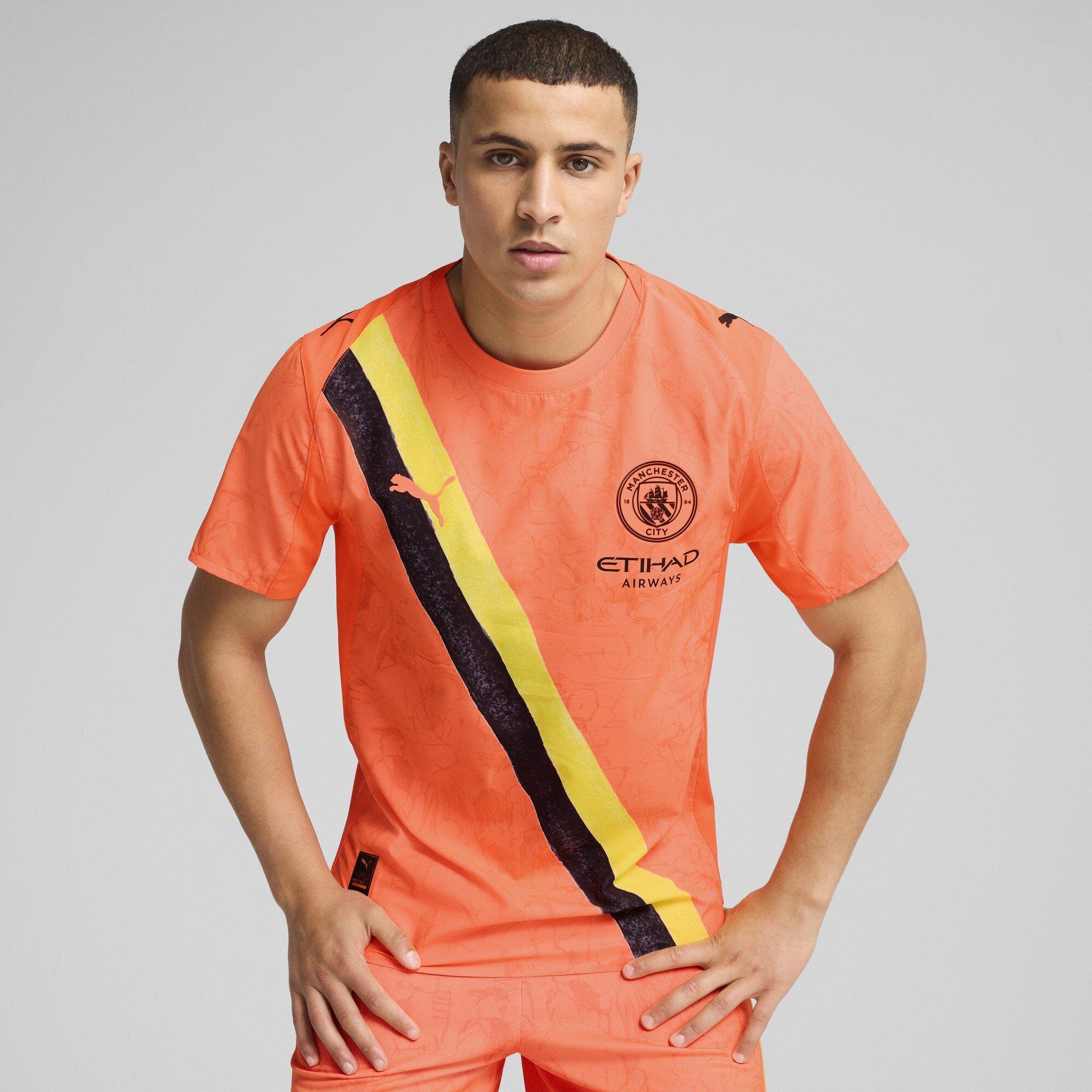 Neon Sonne - Puma - x KidsSuper Manchester City Authentic Away Shirt 2025 2026 Mens - 3