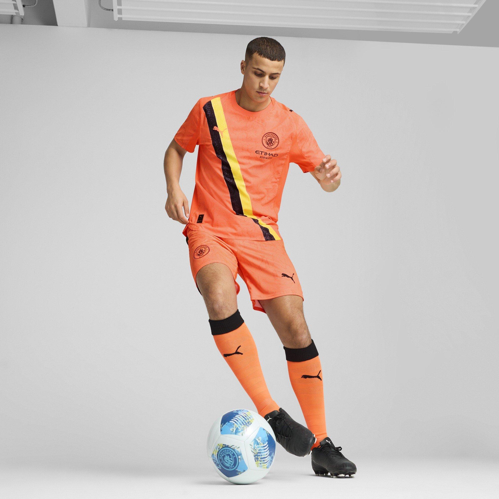 Neon Sonne - Puma - x KidsSuper Manchester City Authentic Away Shirt 2025 2026 Mens - 7