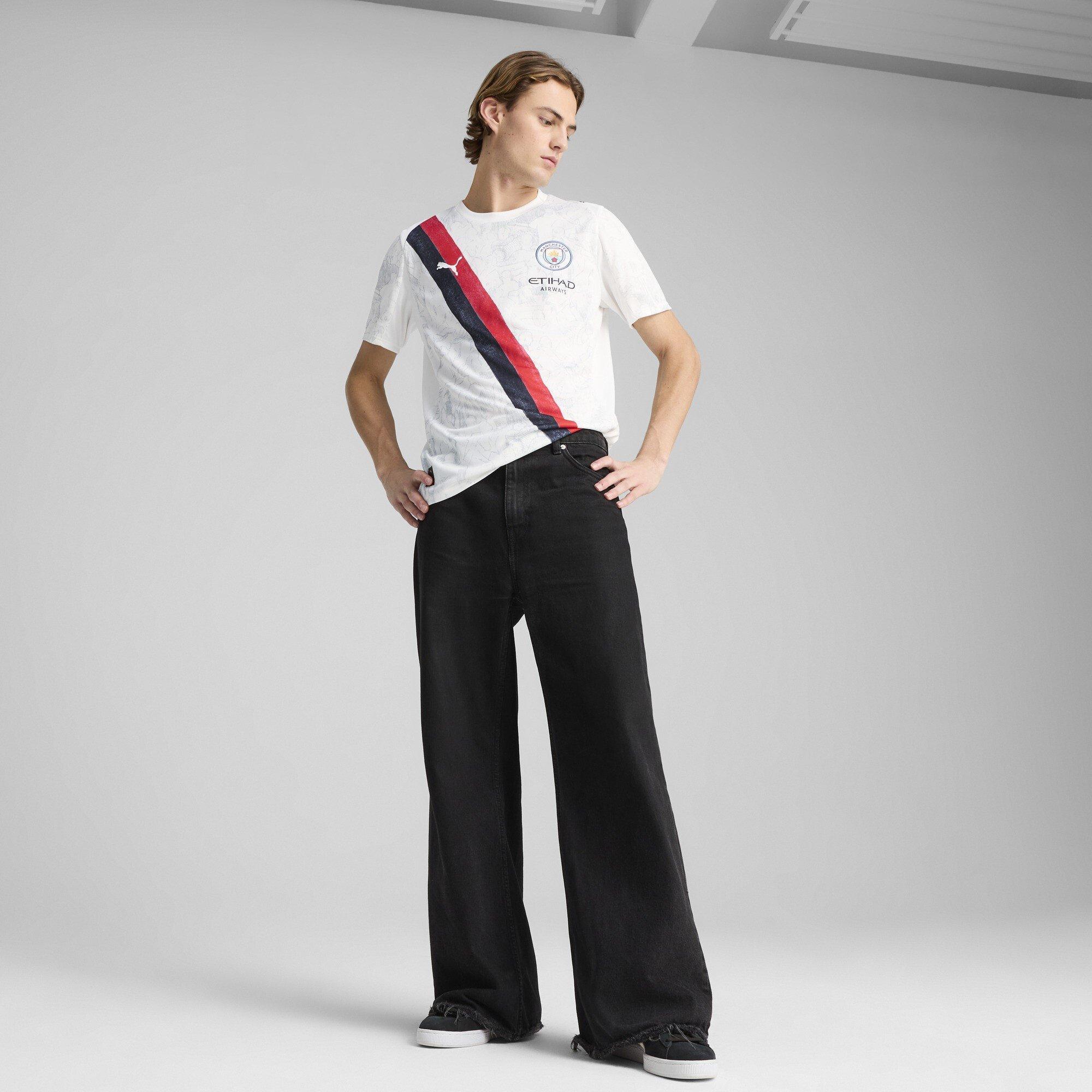 Weiß/Schwarz - Puma - x KidsSuper Manchester City Shirt 2025 2026 Mens - 7