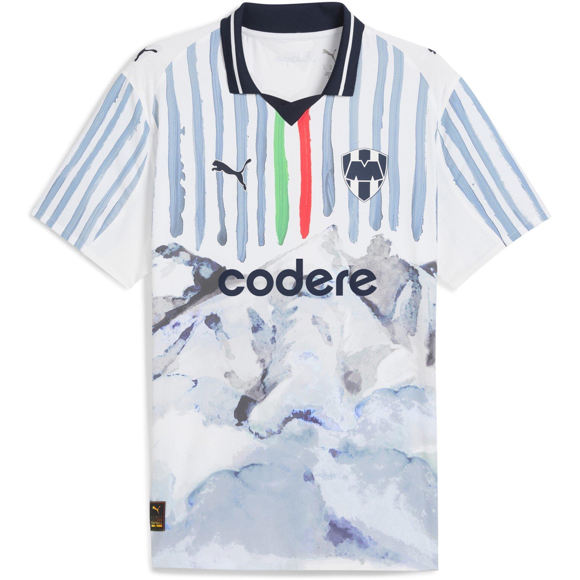 White/Navy - Puma - x KidsSuper Monterrey Authentic Home Shirt 2025 2026 Adults - 1