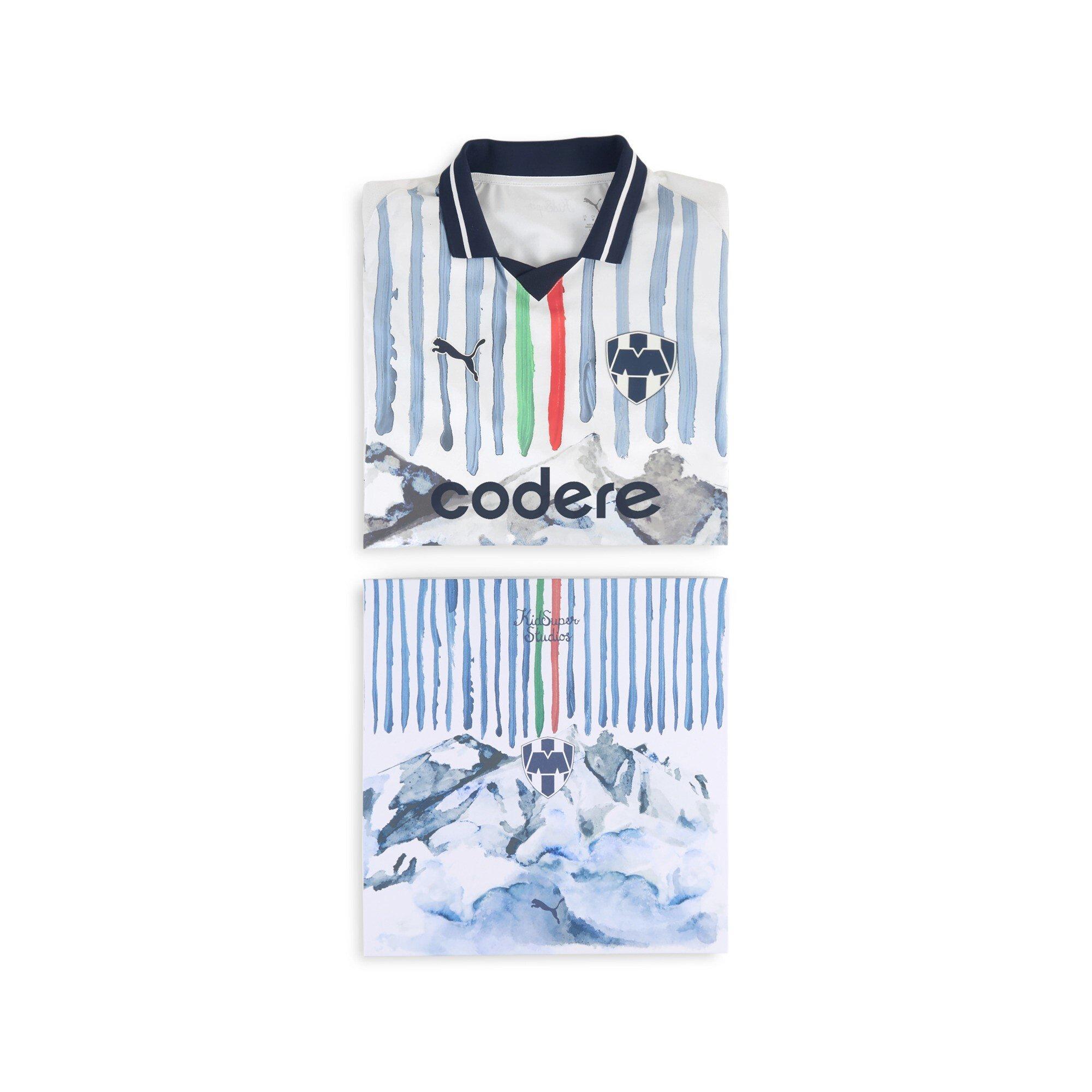 White/Navy - Puma - x KidsSuper Monterrey Authentic Home Shirt 2025 2026 Adults - 8