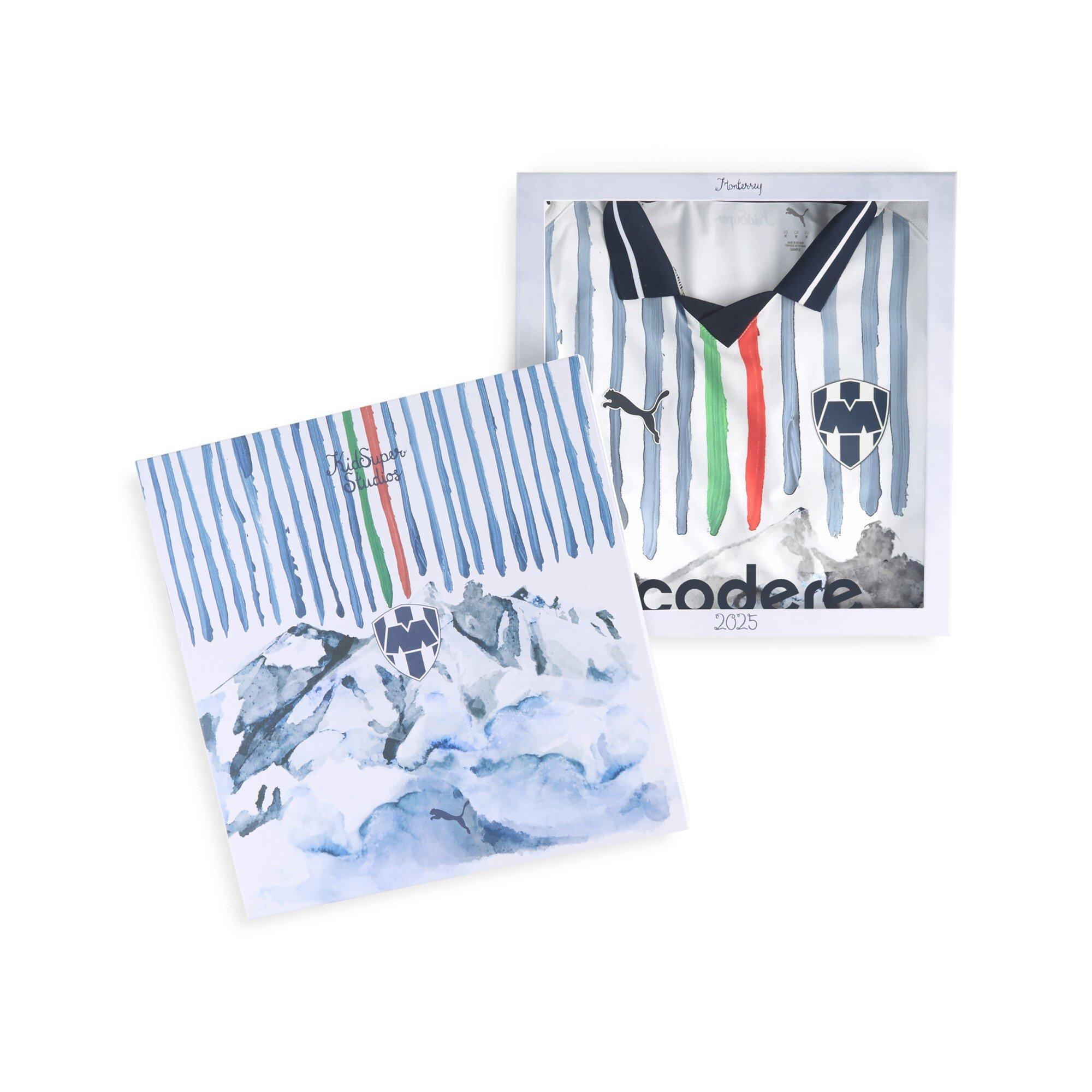 White/Navy - Puma - x KidsSuper Monterrey Authentic Home Shirt 2025 2026 Adults - 9