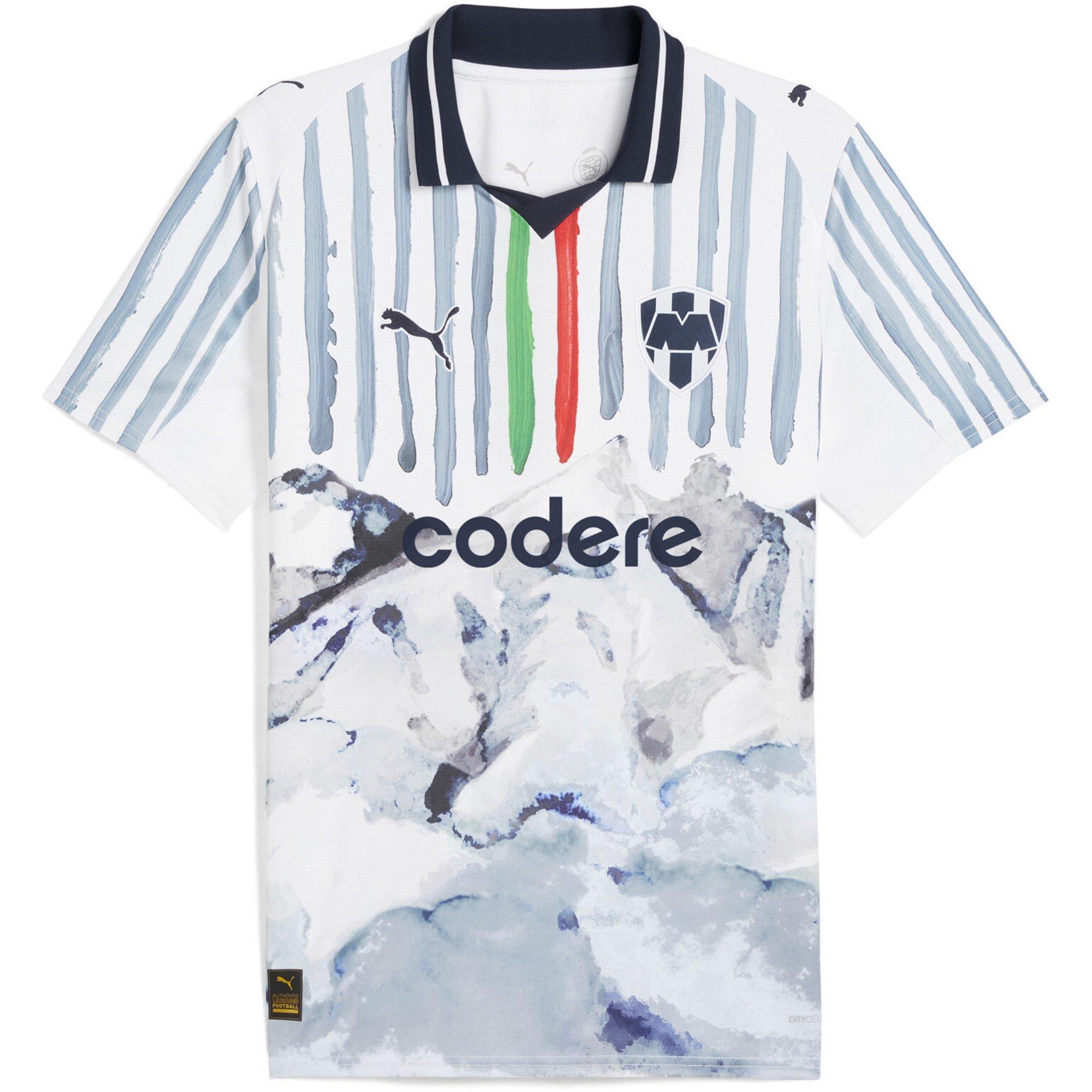 Puma Men's X Kidssuper Monterrey Home Shirt 2025 2026 Adults - White/Navy - S