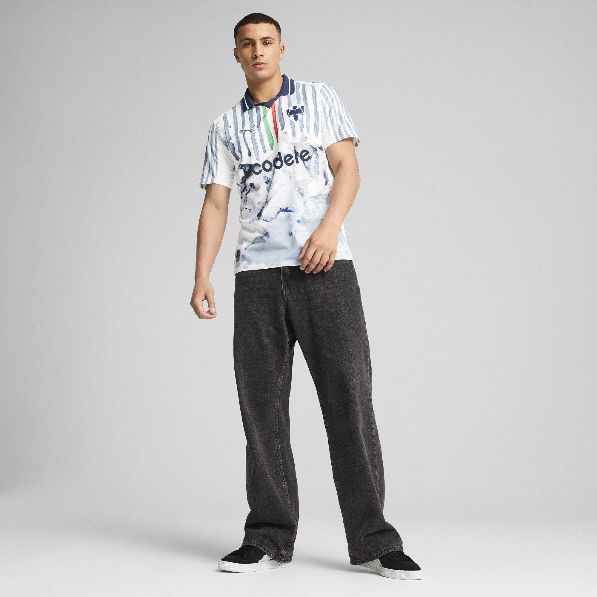 White/Navy - Puma - x KidsSuper Monterrey Home Shirt 2025 2026 Adults - 7