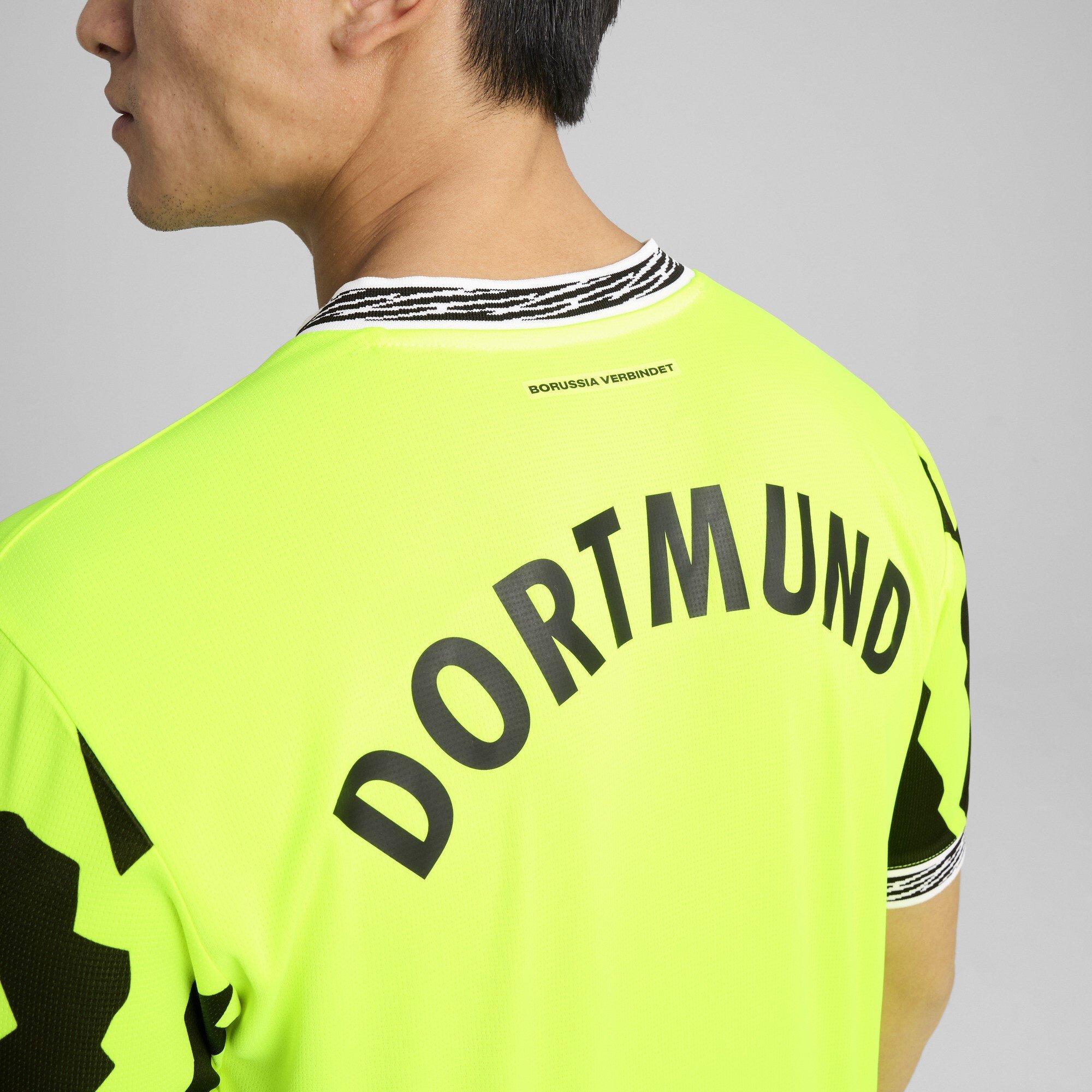Gelb/Schwarz - Puma - Borussia Dortmund Anniversary Home Shirt Adults - 3