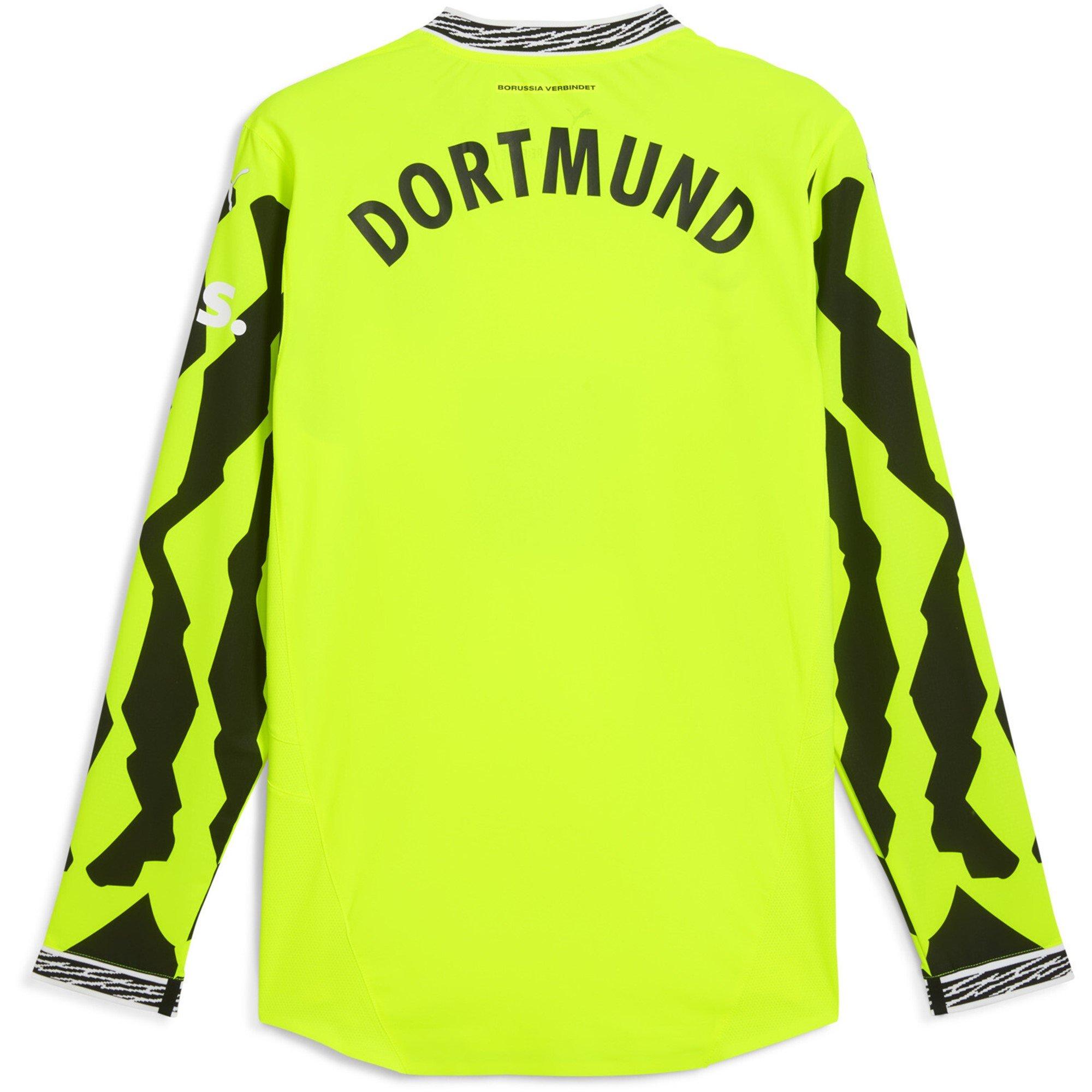 Giallo/Nero - Puma - Borussia Dortmund Anniversary Long Sleeve Home Shirt Adults - 8
