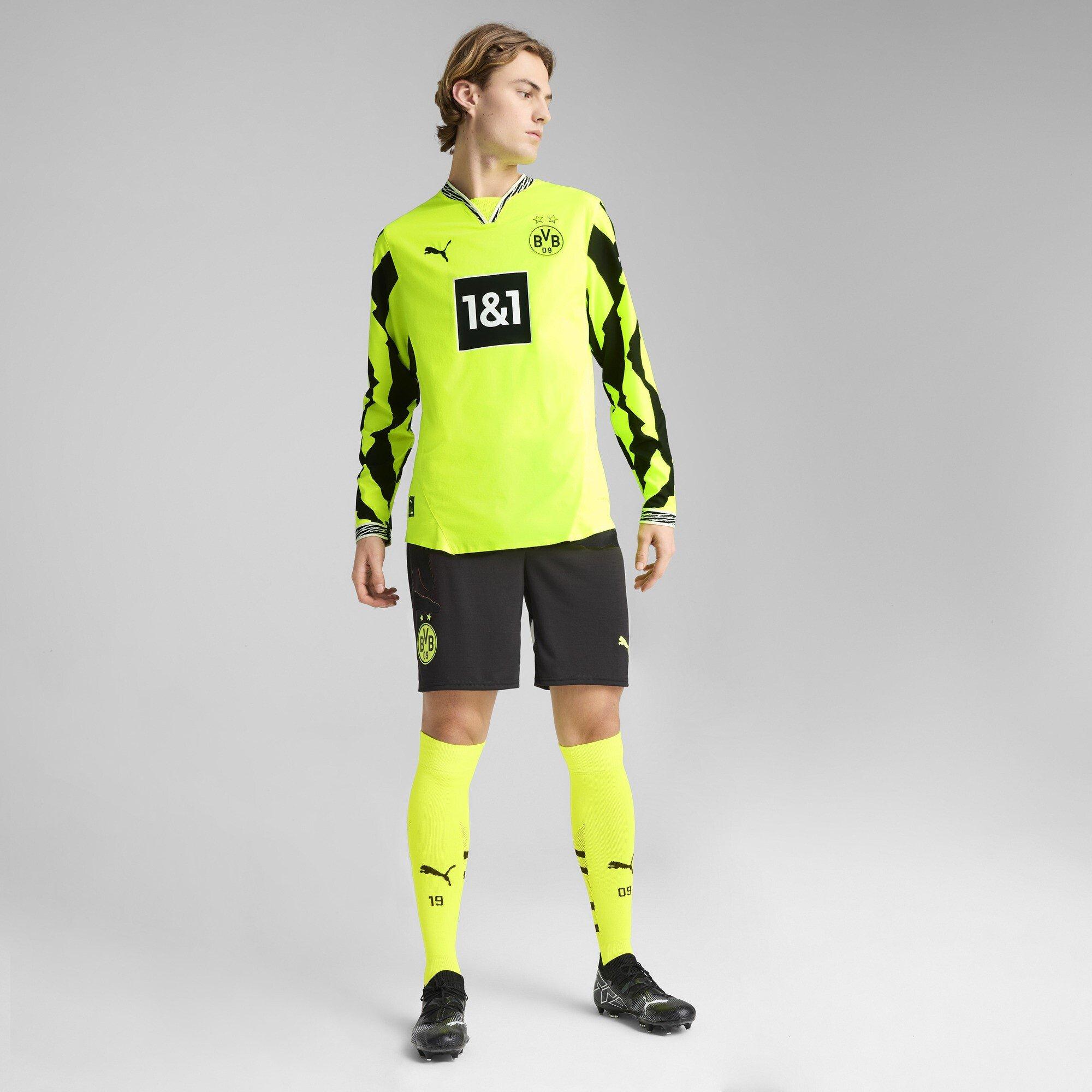 Giallo/Nero - Puma - Borussia Dortmund Anniversary Long Sleeve Home Shirt Adults - 4