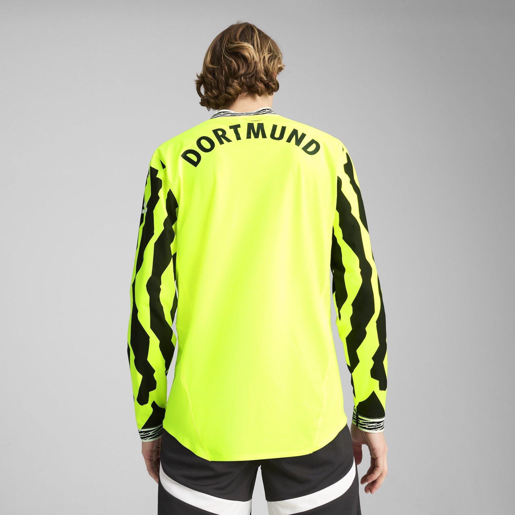 Giallo/Nero - Puma - Borussia Dortmund Anniversary Long Sleeve Home Shirt Adults - 5