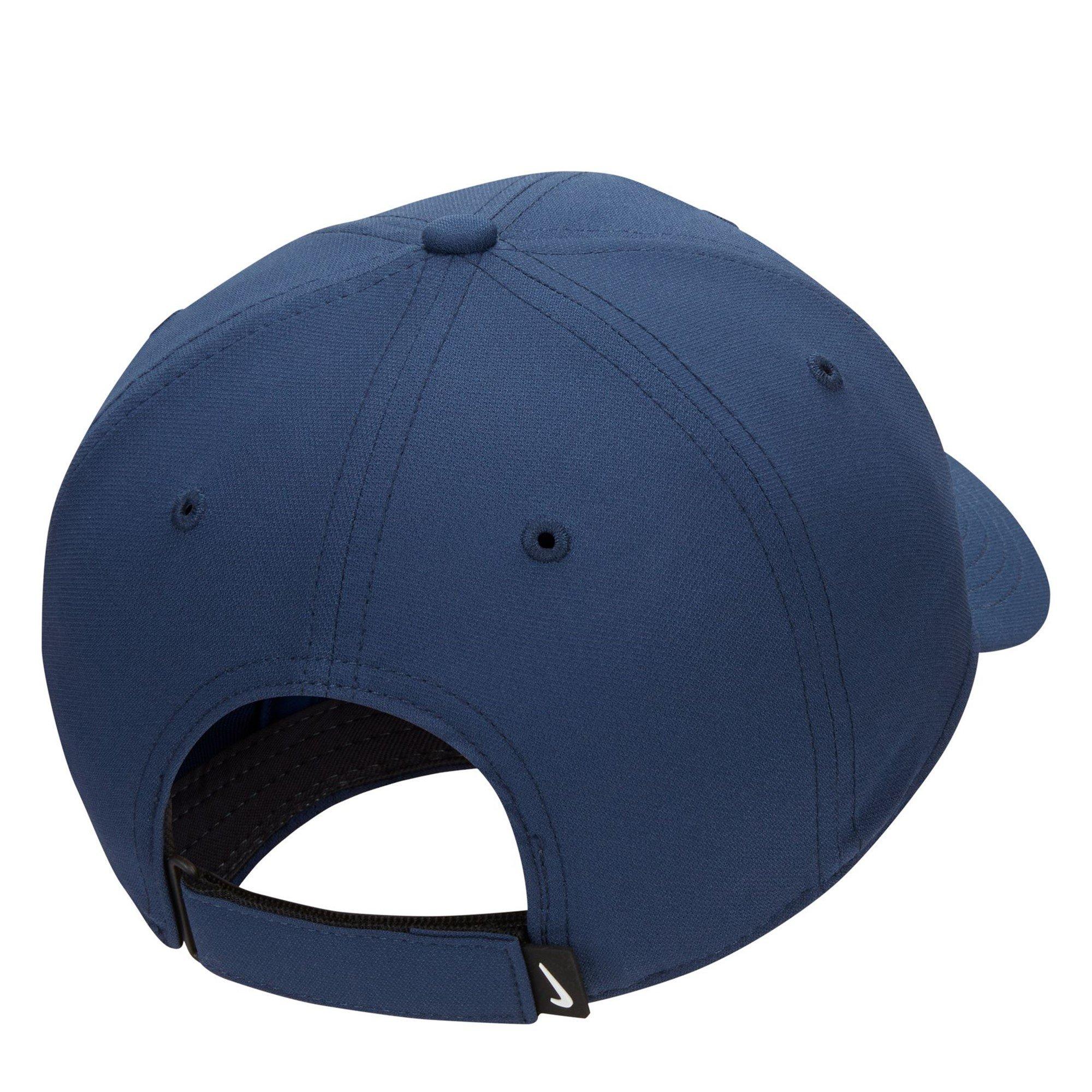M Plava/Bijela - Nike - Dri-FIT Club Structured Swoosh Cap - 2