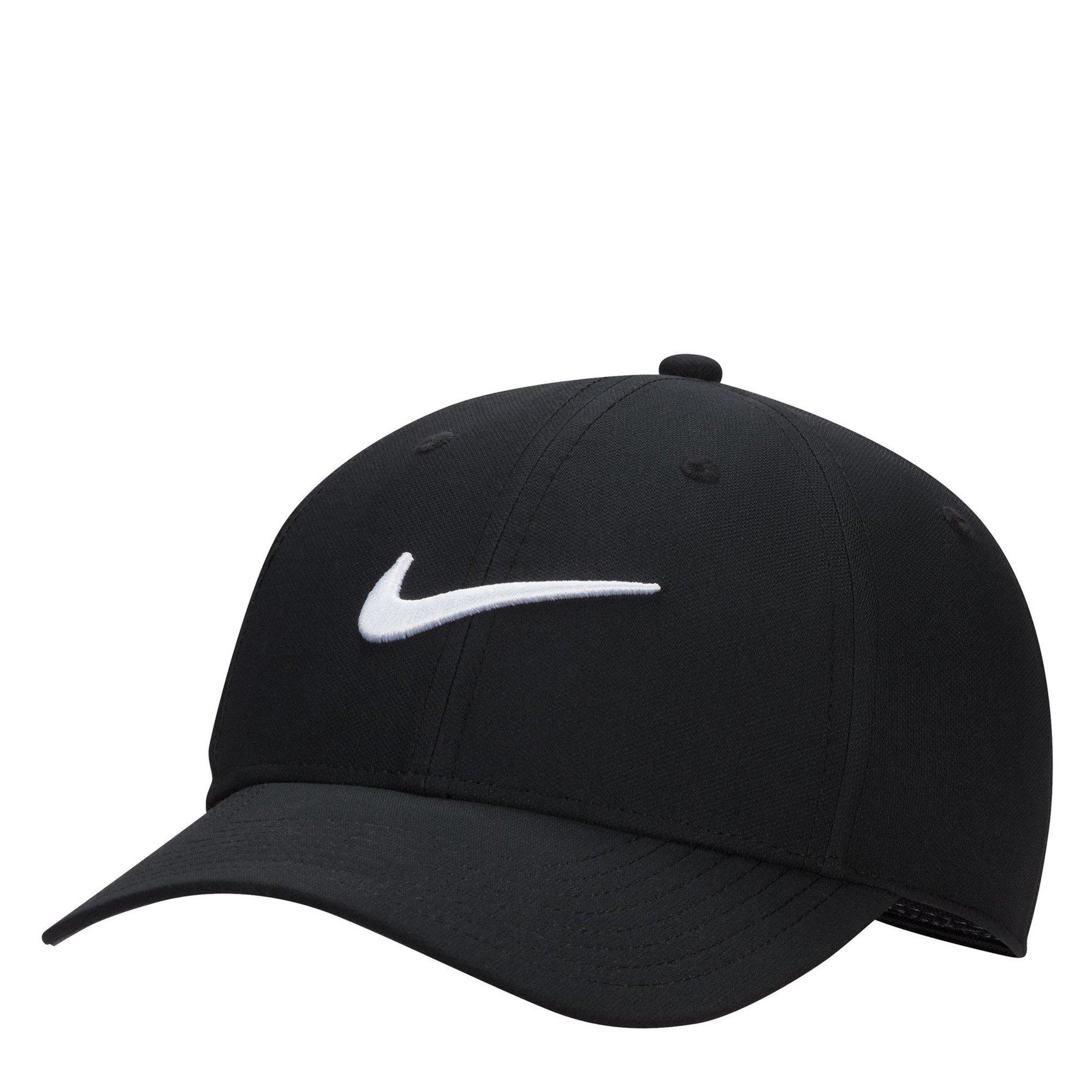 Black/White - Nike - Dri-FIT Club Structured Swoosh Cap - 1