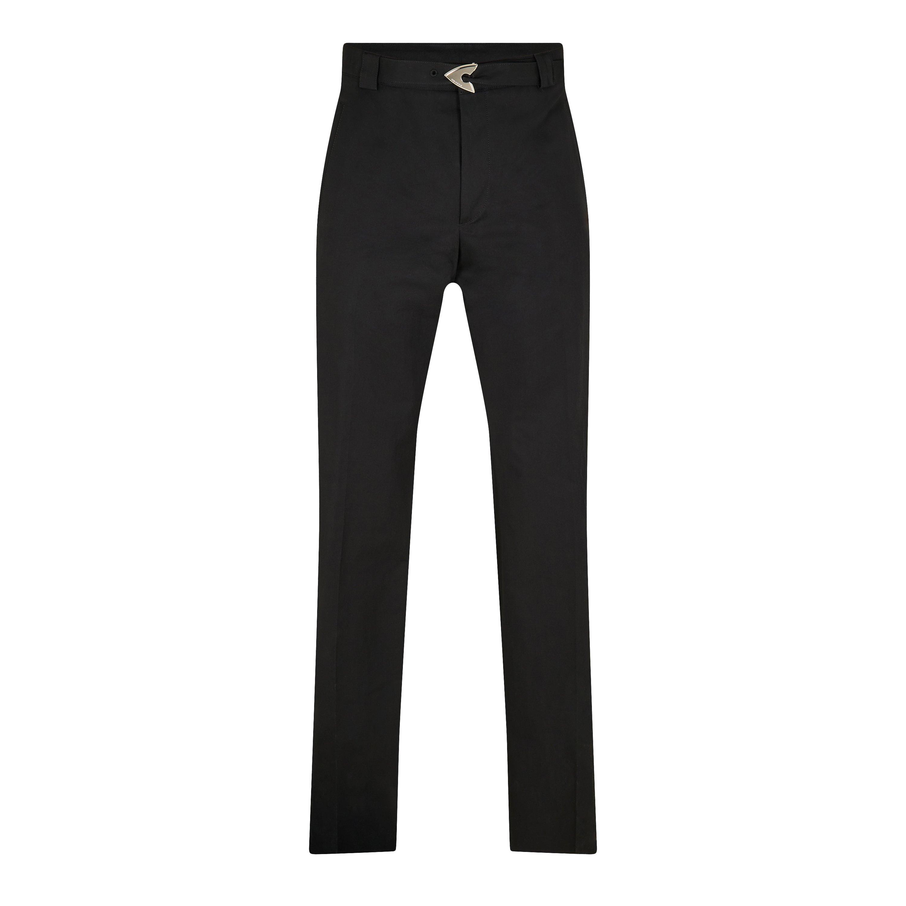 Alexander Mcqueen Men's Buckle Tapered Trousers - Black - M (48)