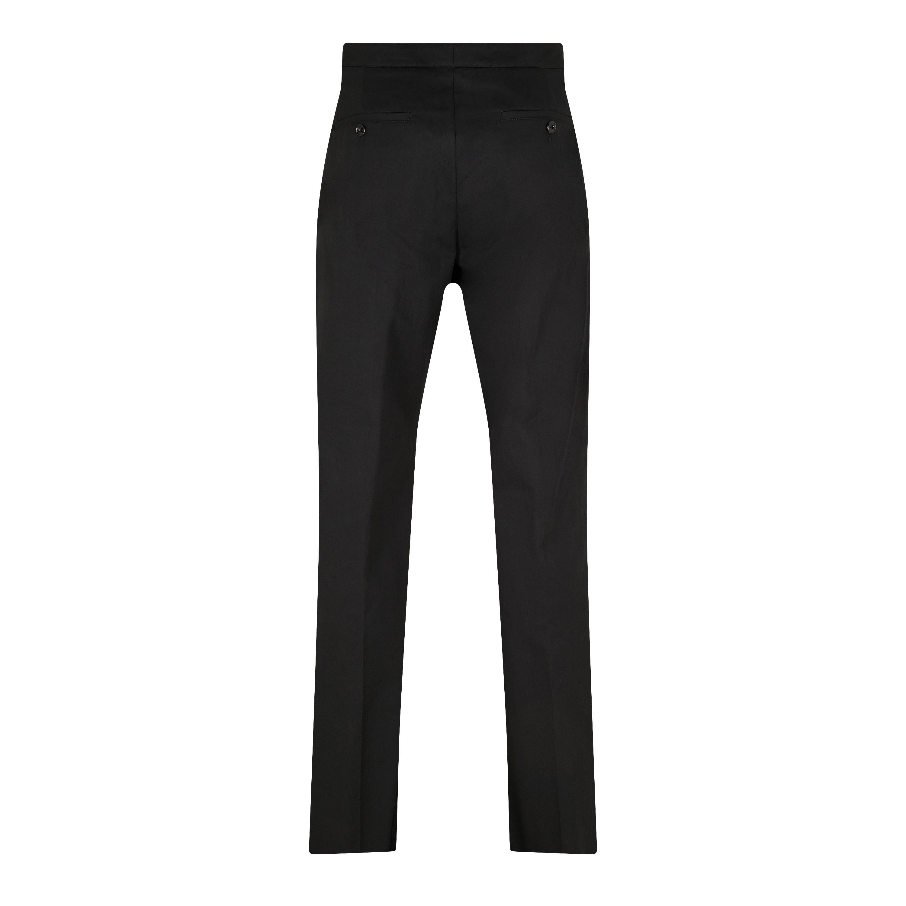 Black - Alexander McQueen - Men's Buckle Tapered Trousers - 2
