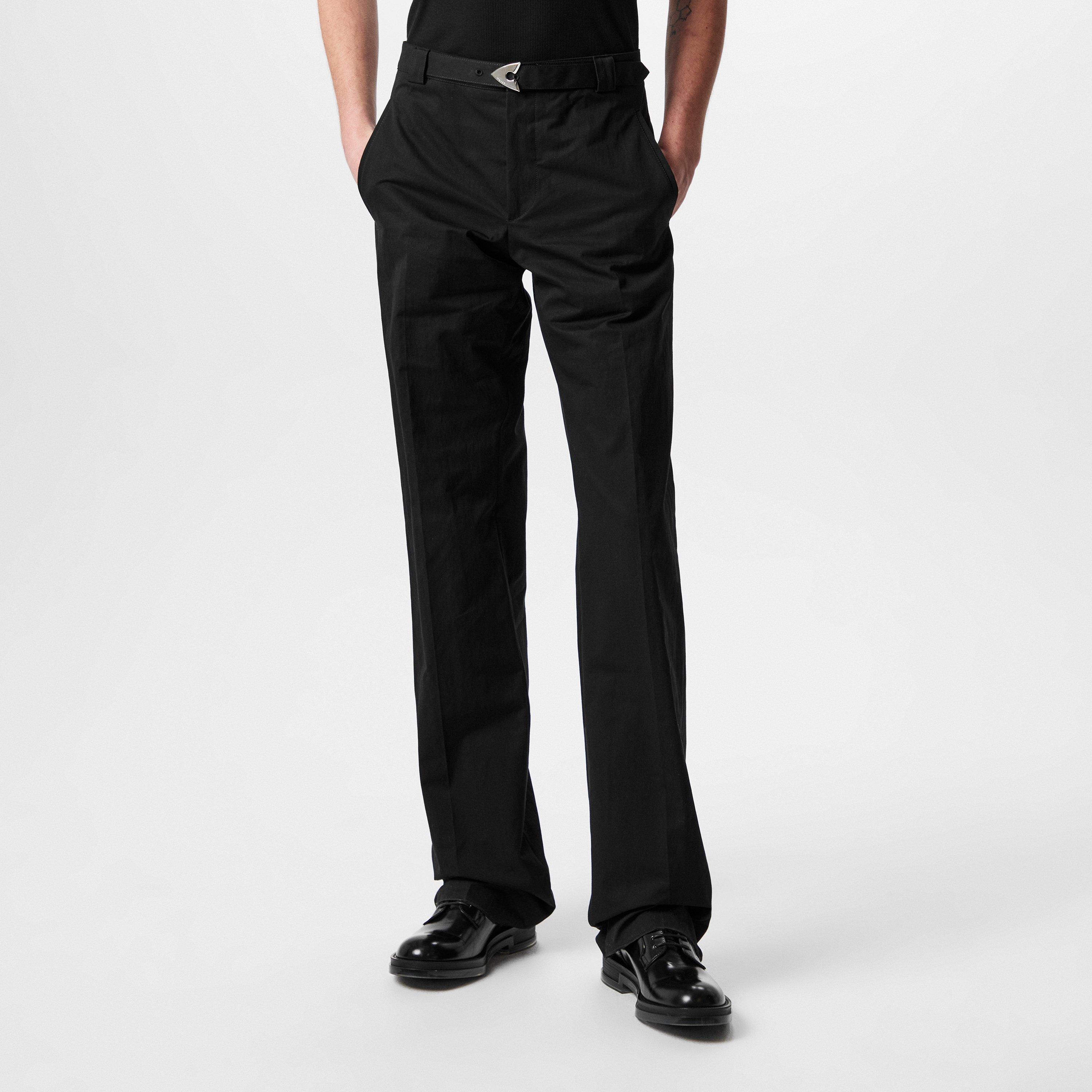 Black - Alexander McQueen - Men's Buckle Tapered Trousers - 2