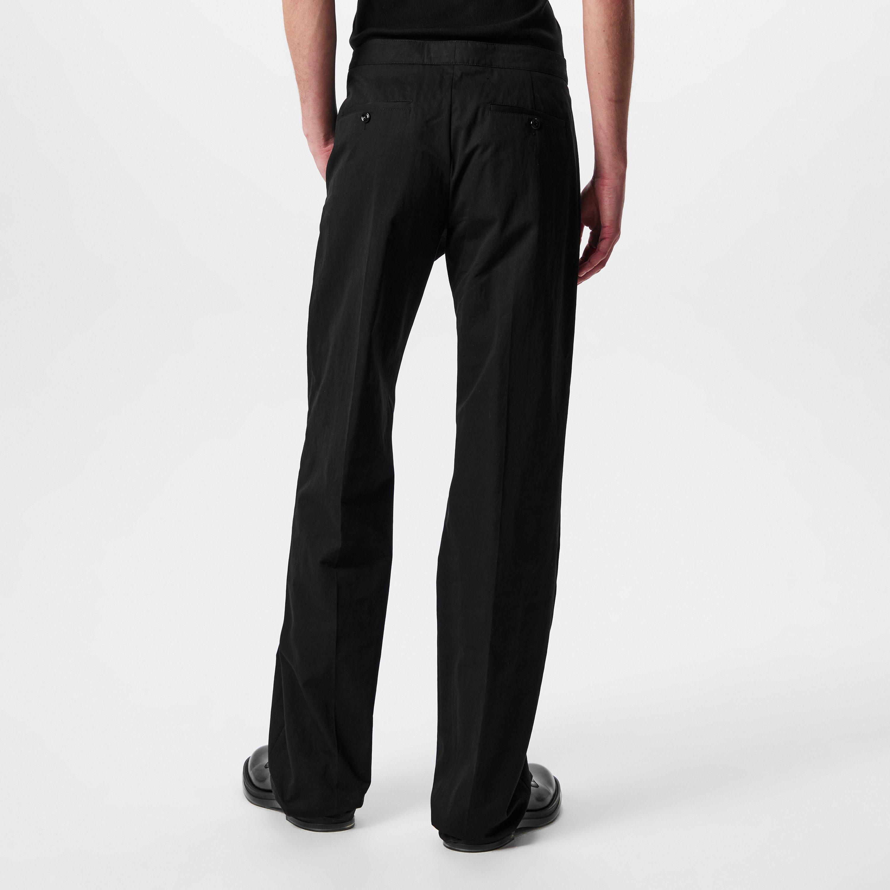 Black - Alexander McQueen - Men's Buckle Tapered Trousers - 3