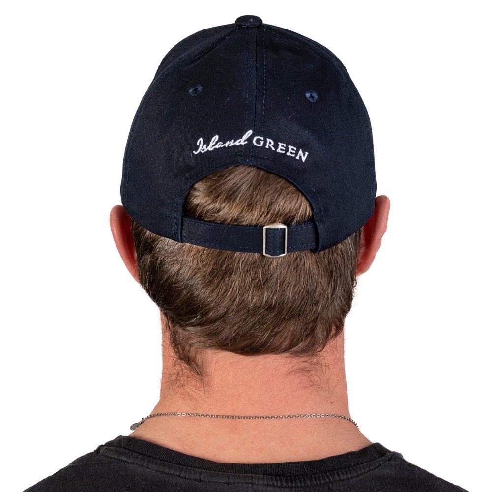 Navy - Island Green - Golf Performance Baseball Cap Mens - 3