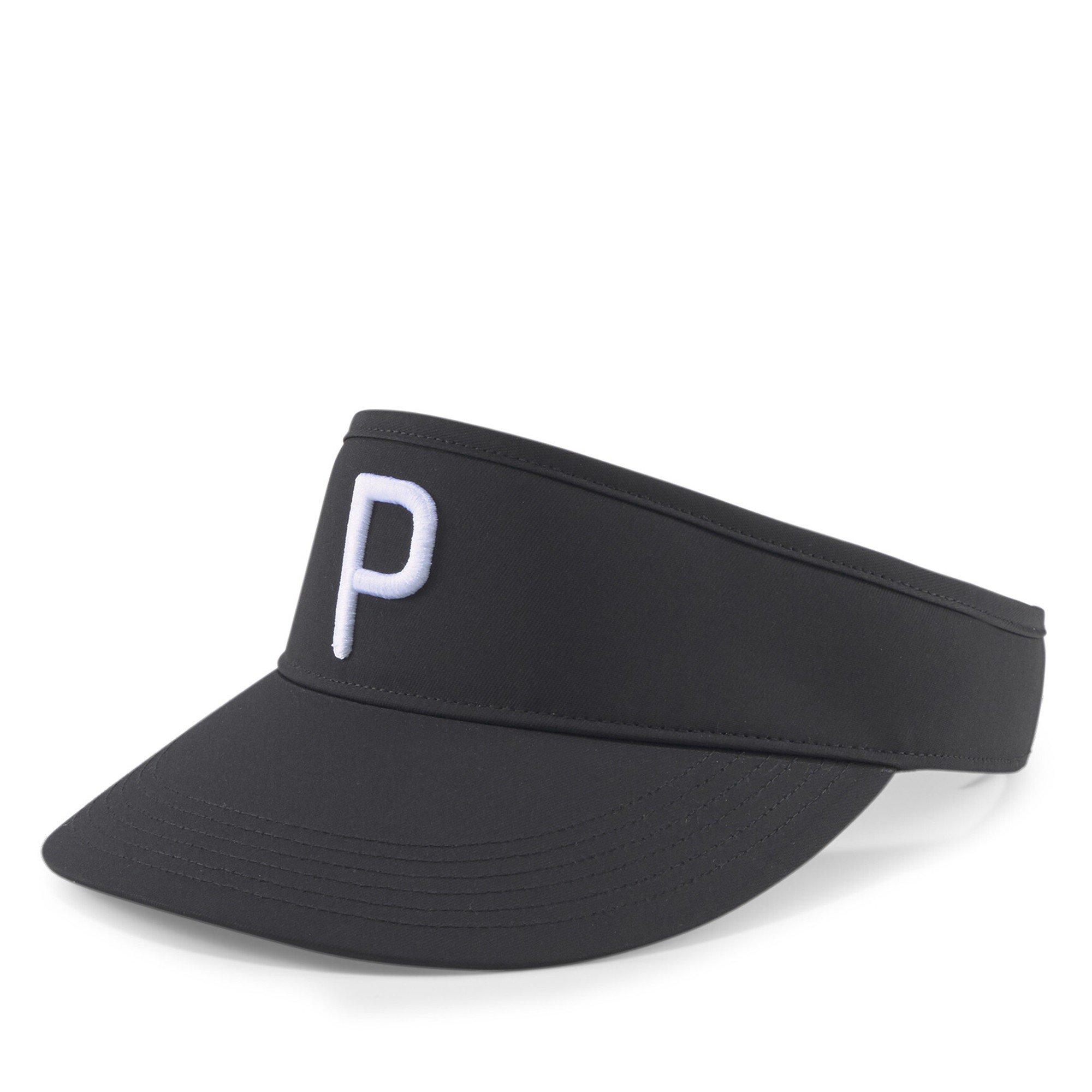 Puma Men's P Visor Adjustable Golf Cap - Brt White/Bl - Mens