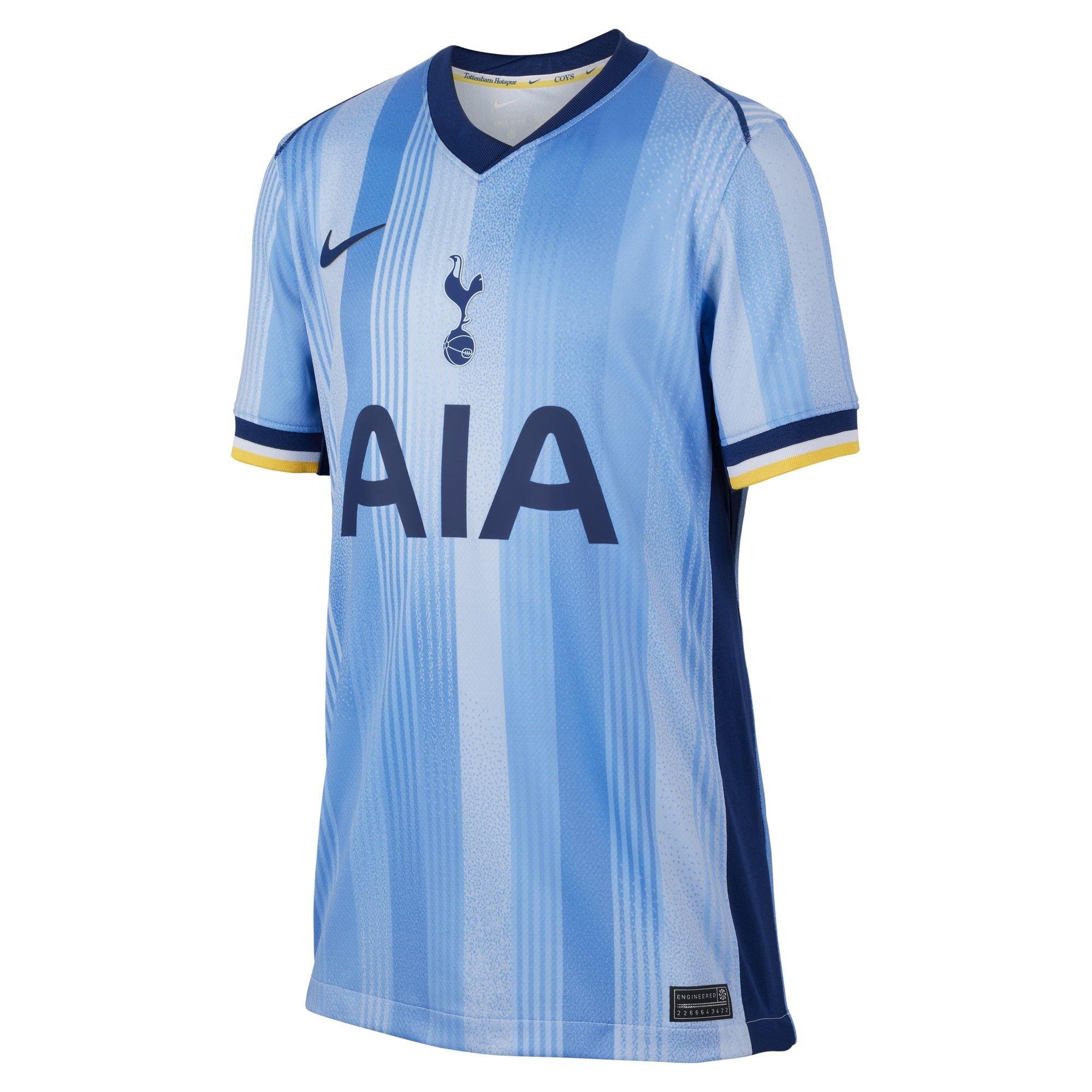 Nike Boys Tottenham Hotspur Away Shirt 2024 2025 Juniors - Blue - 7-8 (S)