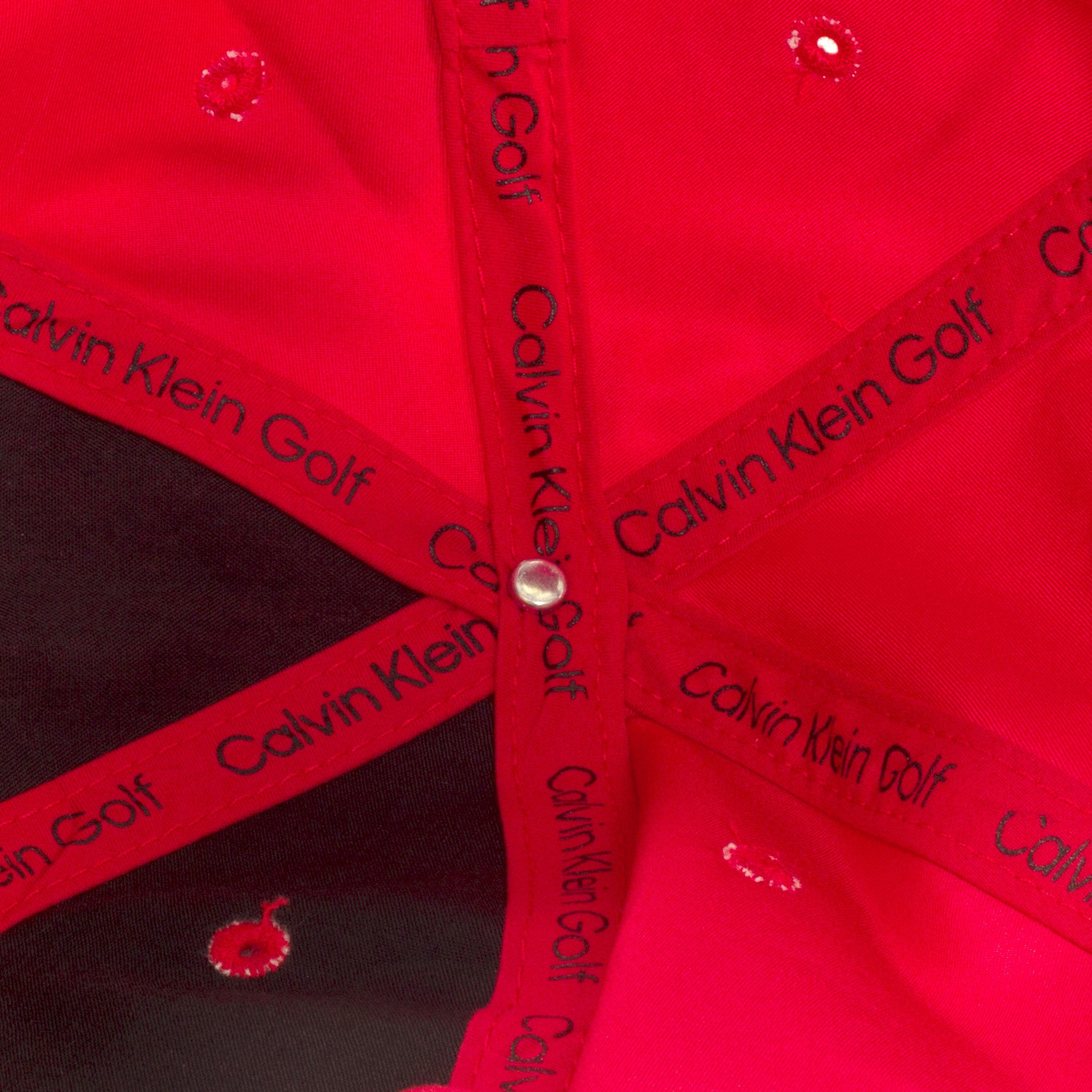 Cardinal Red - Calvin Klein Golf - CK Golf Cap - 8