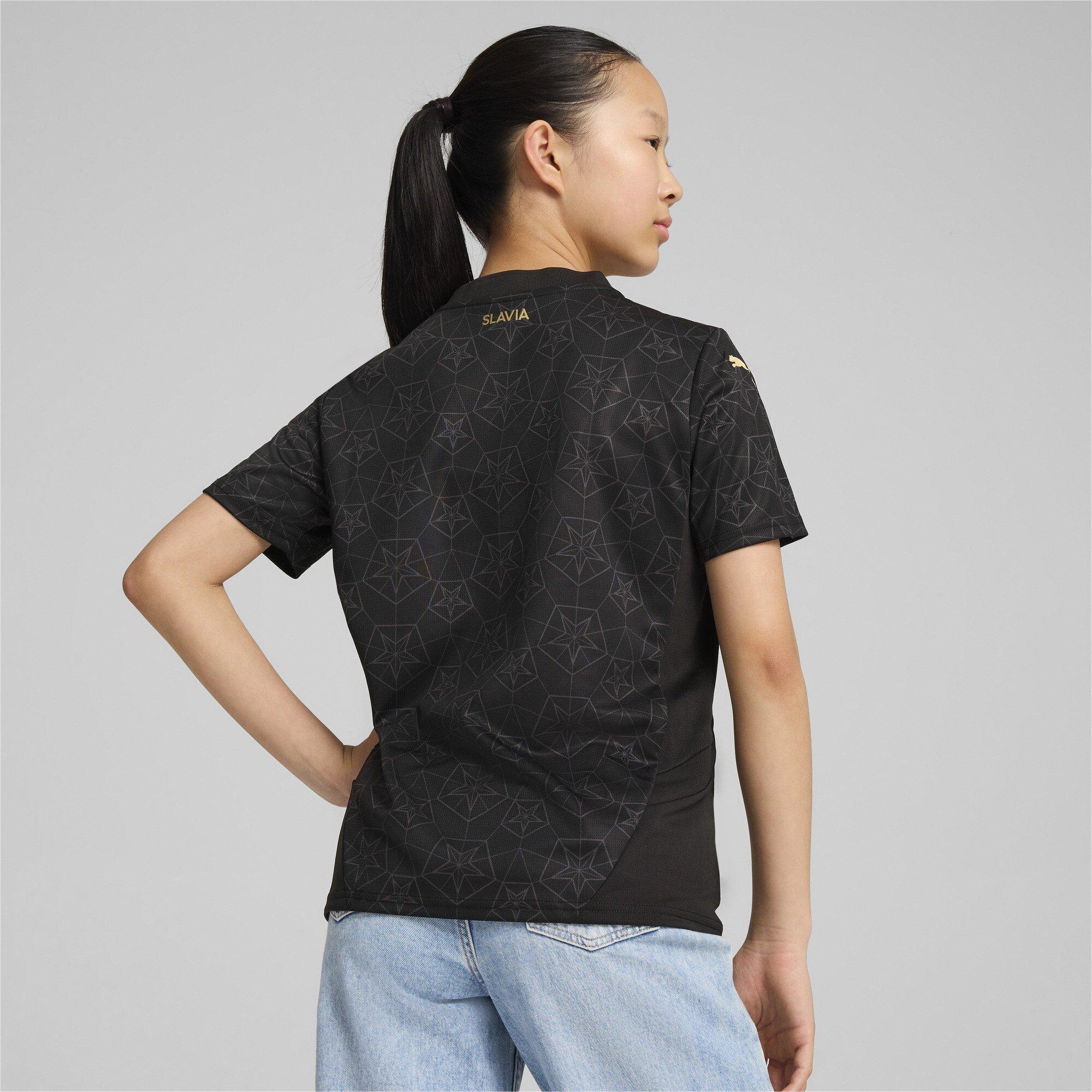 Nero - Puma - Slavia Prague Away Shirt 2024 2025 Juniors - 5