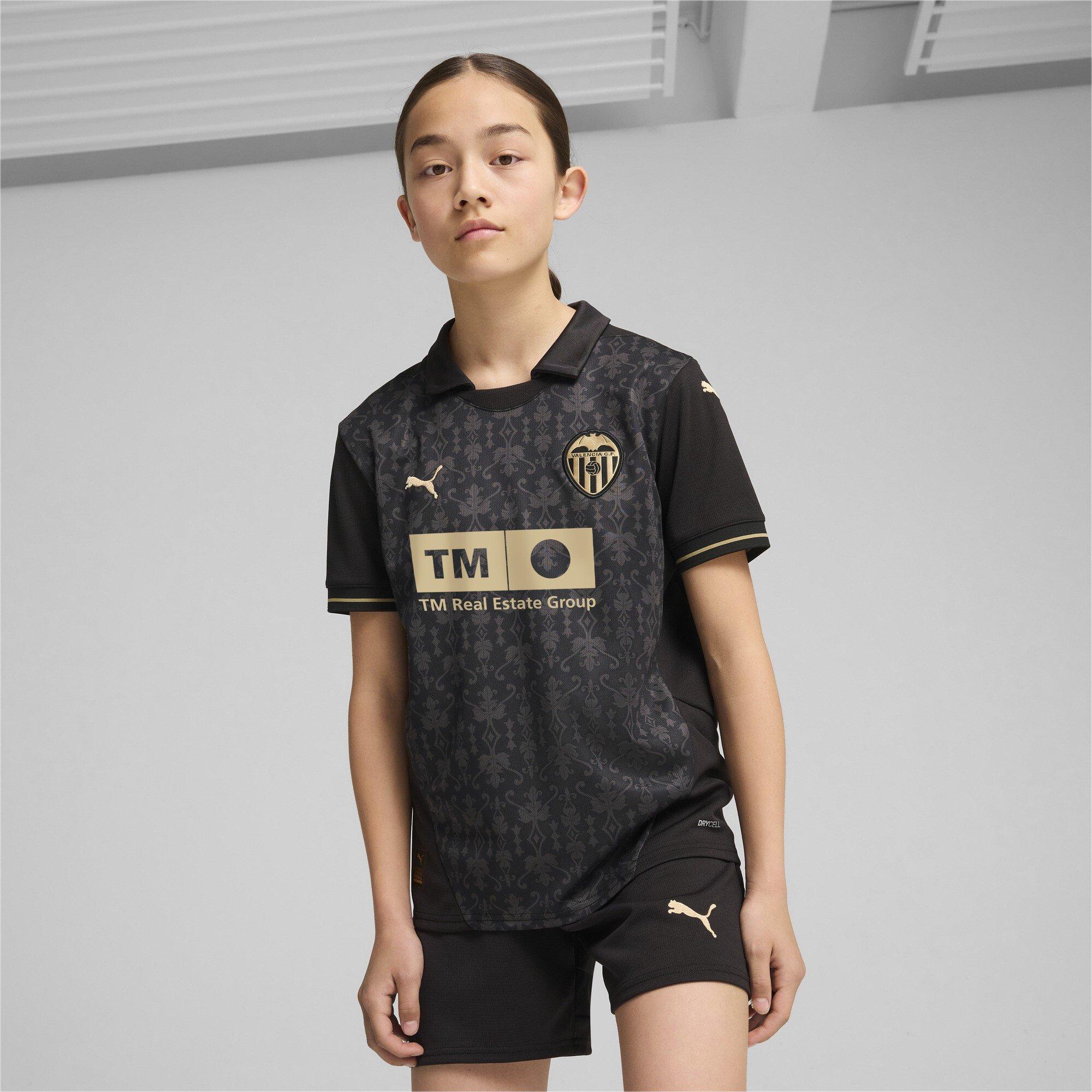 Sort - Puma - Valencia Away Shirt 2024 2025 Juniors - 2