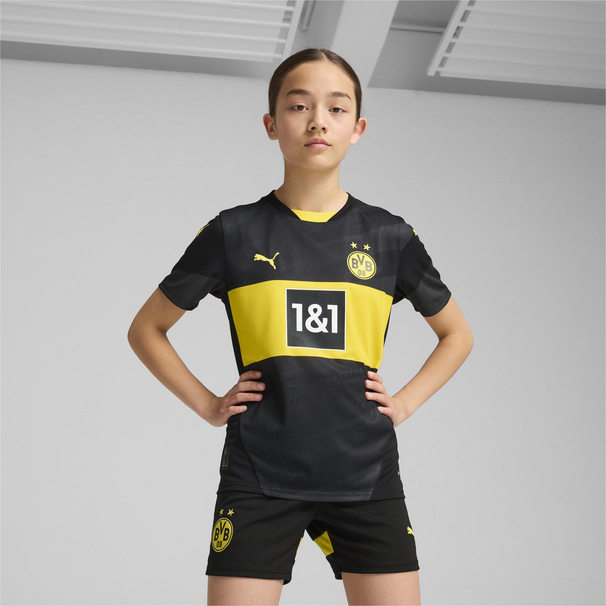 Zwart - Puma - Borussia Dortmund Away Shirt 2024 2025 Juniors - 2