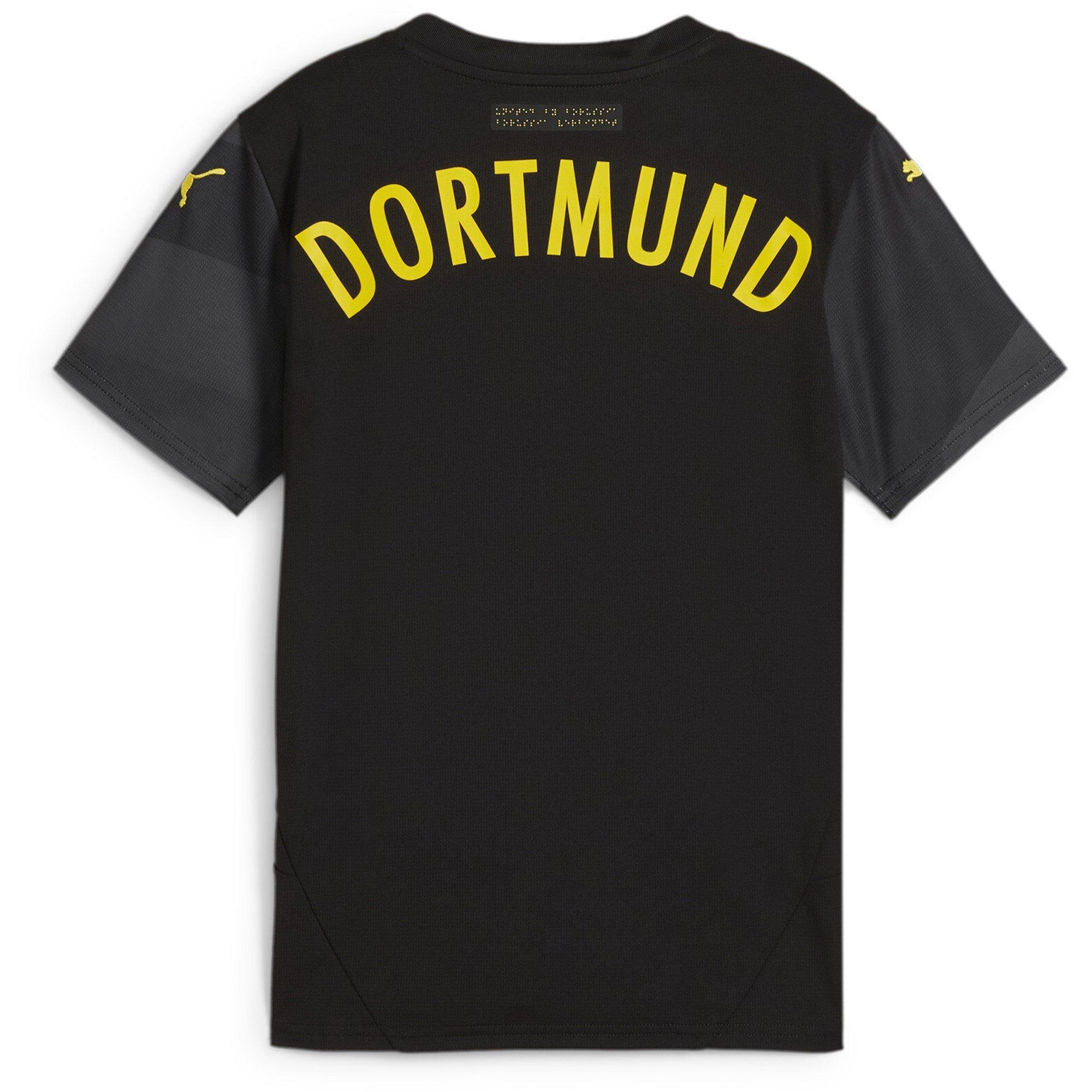 Zwart - Puma - Borussia Dortmund Away Shirt 2024 2025 Juniors - 6