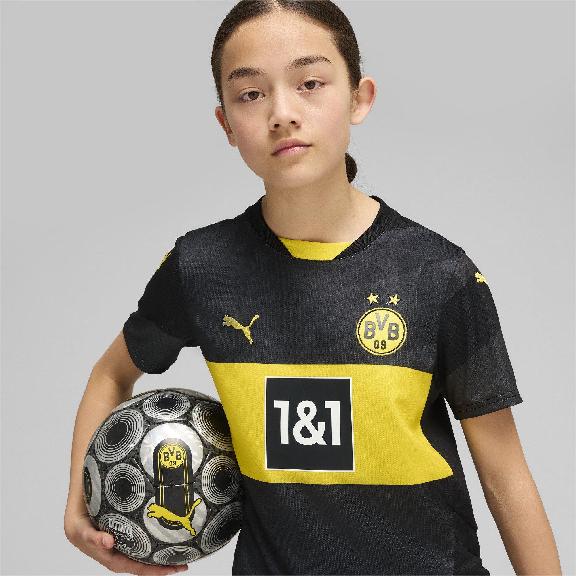 Zwart - Puma - Borussia Dortmund Away Shirt 2024 2025 Juniors - 3