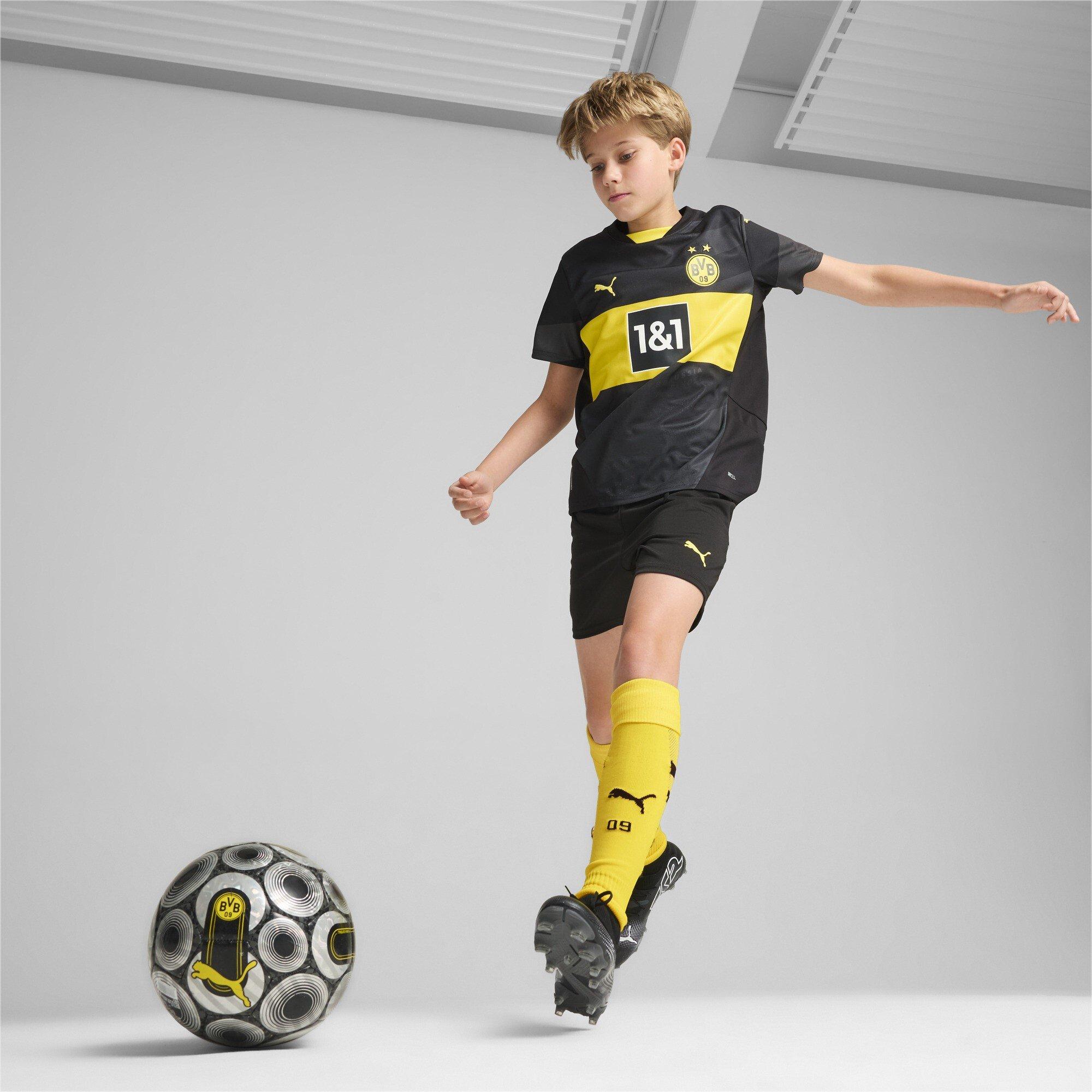 Zwart - Puma - Borussia Dortmund Away Shirt 2024 2025 Juniors - 4
