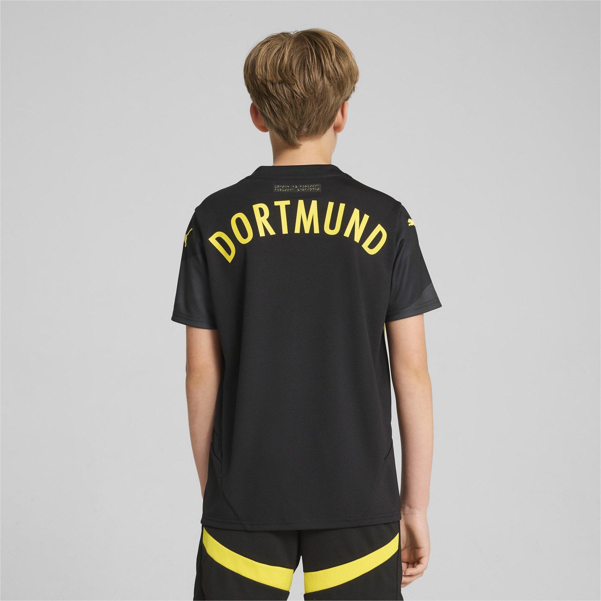 Zwart - Puma - Borussia Dortmund Away Shirt 2024 2025 Juniors - 5