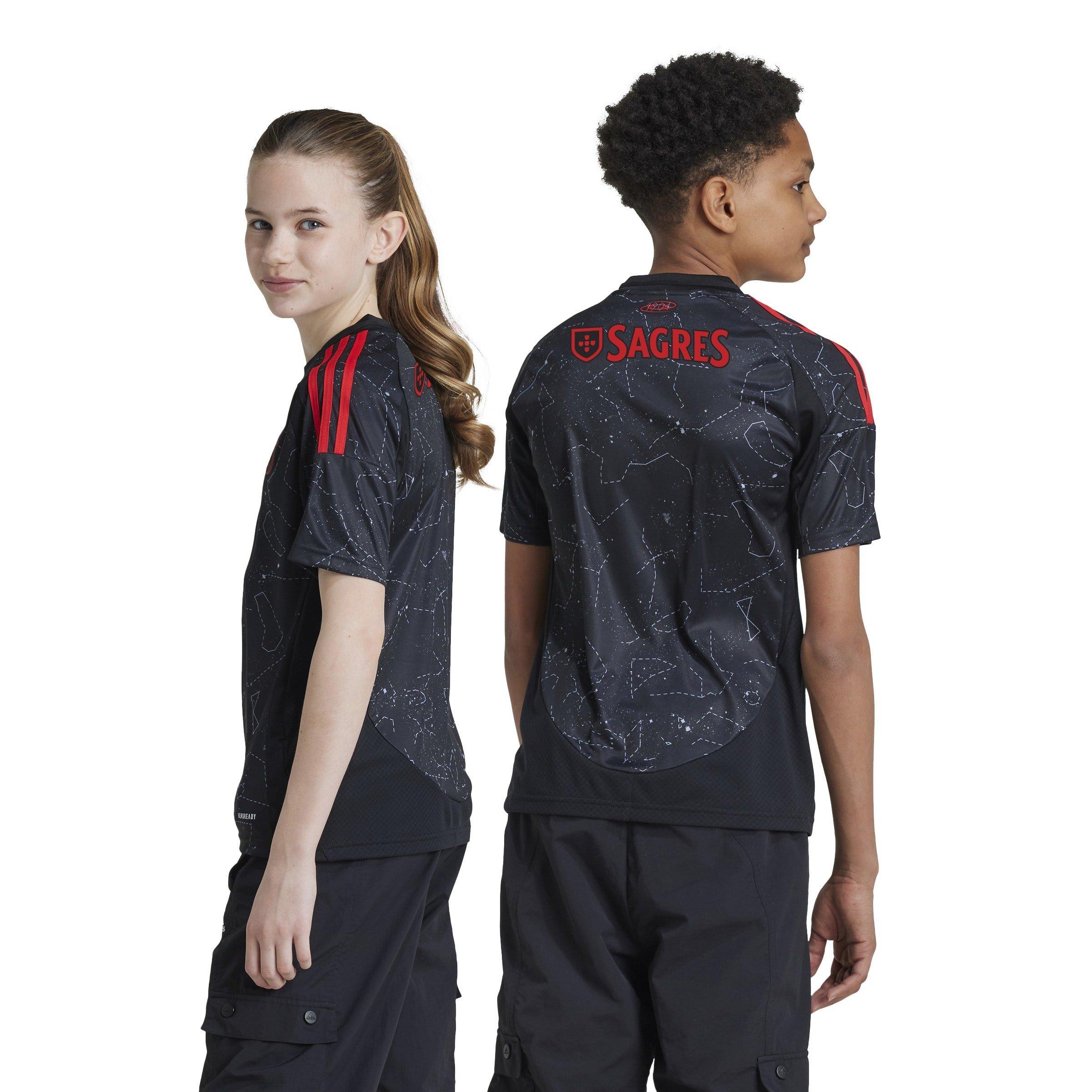 Schwarz - adidas - Benfica Away Shirt 2024 2025 Juniors - 4