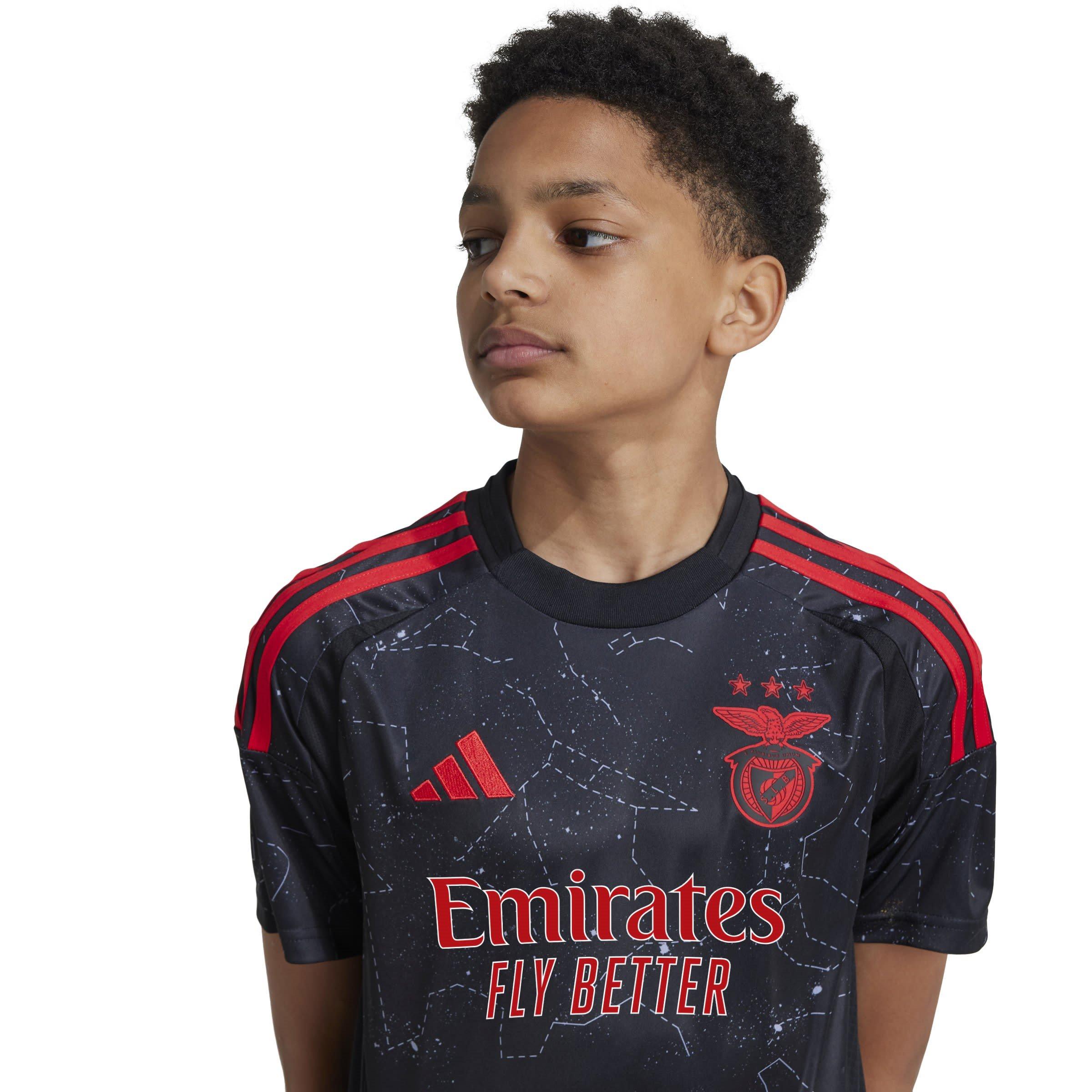 Schwarz - adidas - Benfica Away Shirt 2024 2025 Juniors - 6
