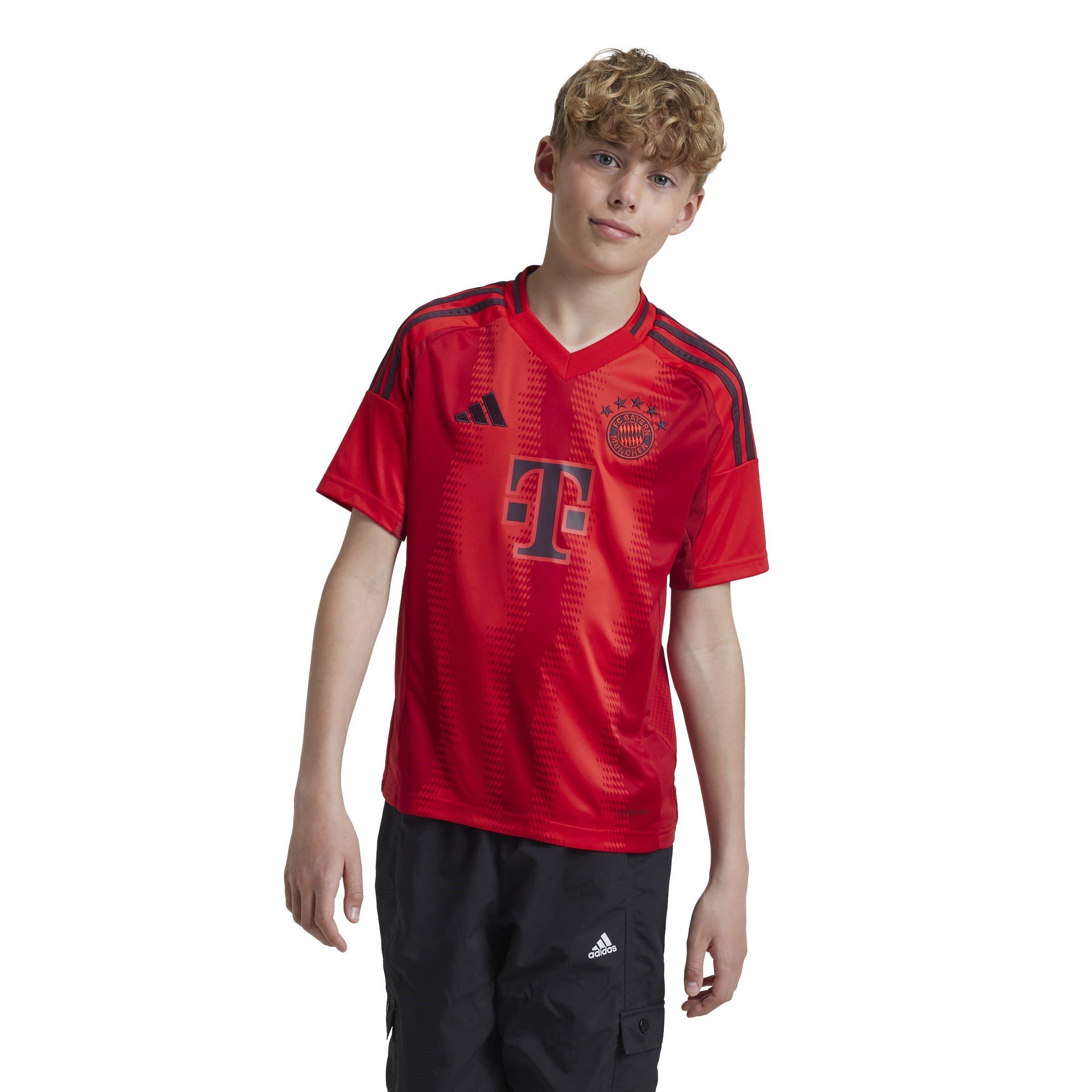 Red - adidas - FC Bayern Munich Home Shirt 2024 2025 Juniors - 3
