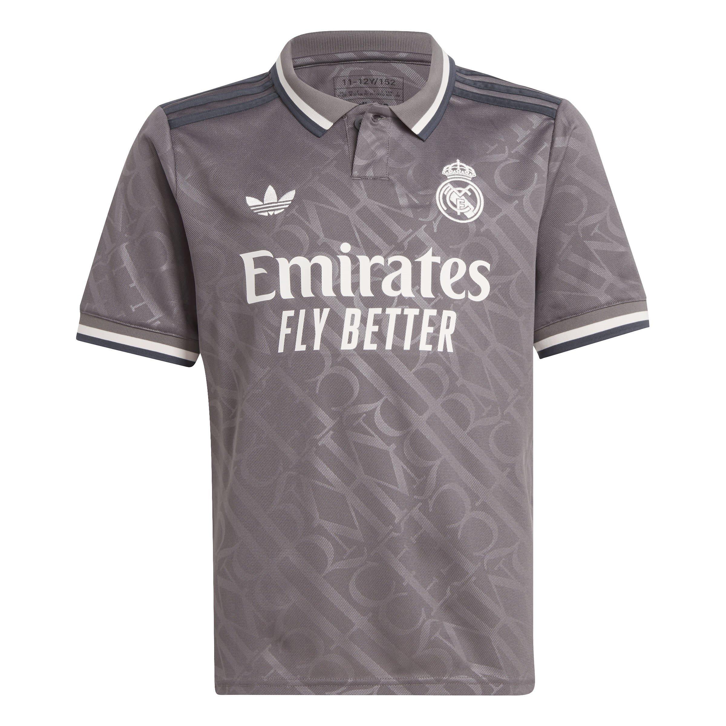 Grau - adidas - Real Madrid Third Shirt 2024 2025 Juniors - 1