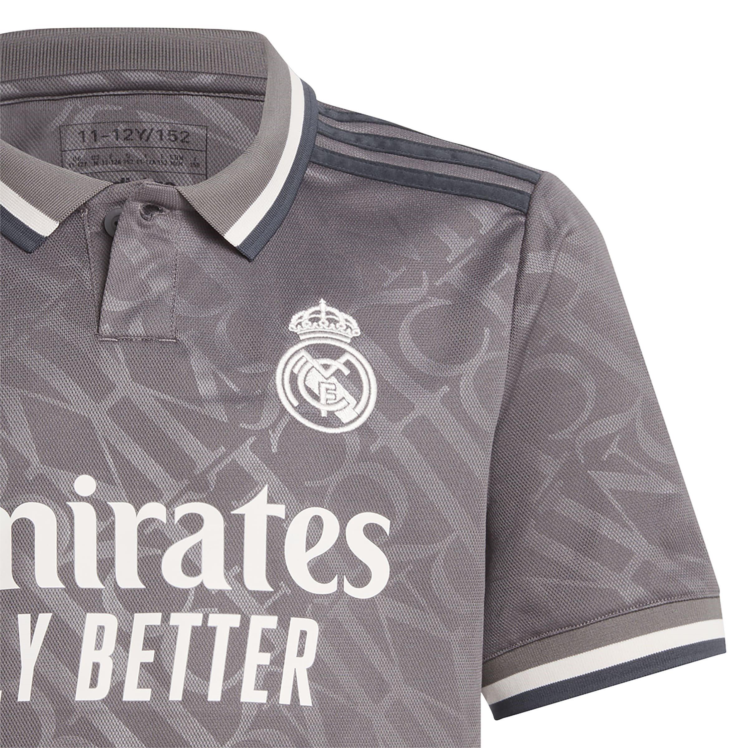 Grau - adidas - Real Madrid Third Shirt 2024 2025 Juniors - 4