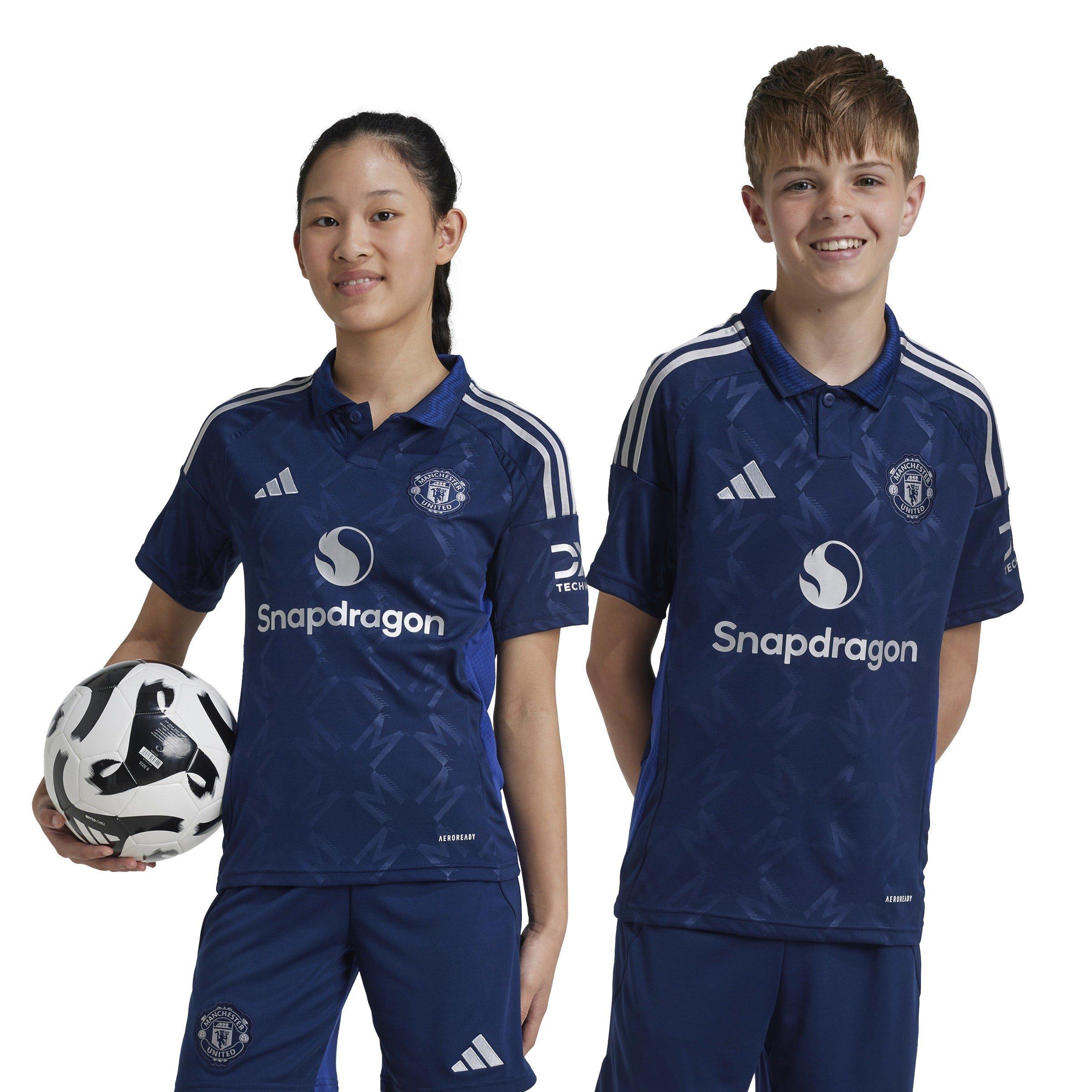 Blauw - adidas - Manchester United Away Shirt 2024 2025 Juniors - 3