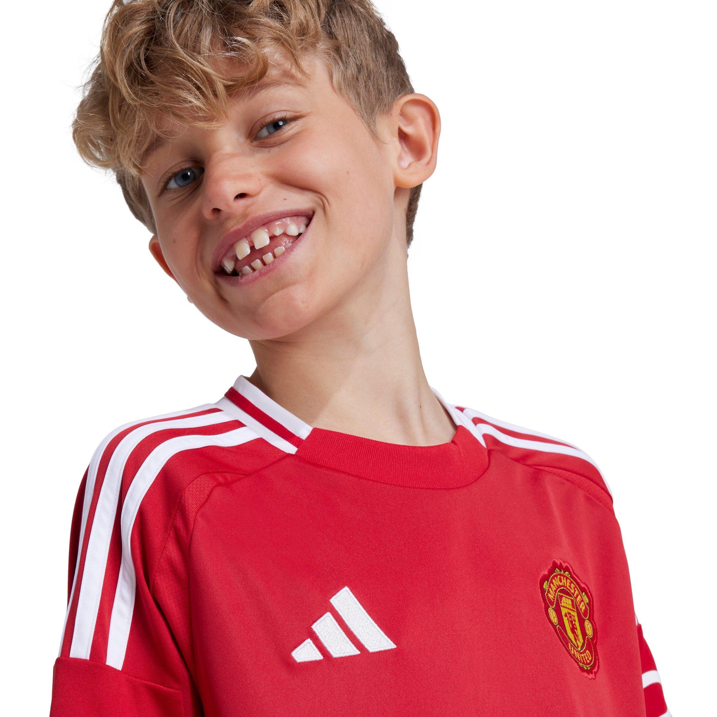 Rosso - adidas - Manchester United Home Shirt 2024 2025 Juniors - 6