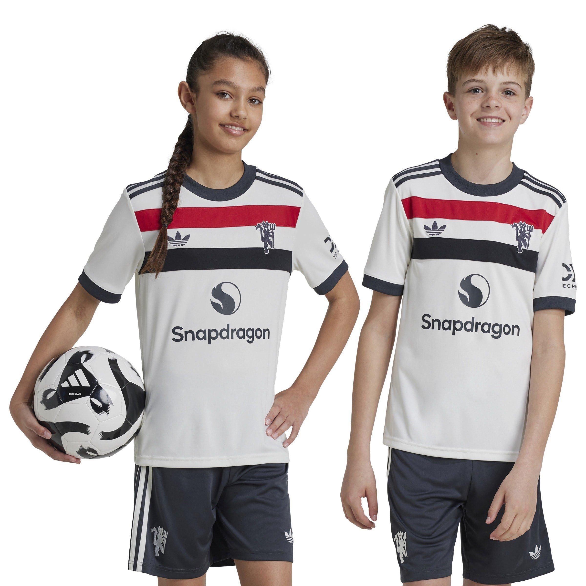 Weiß - adidas - Manchester United Third Shirt 2024 2025 Juniors - 3