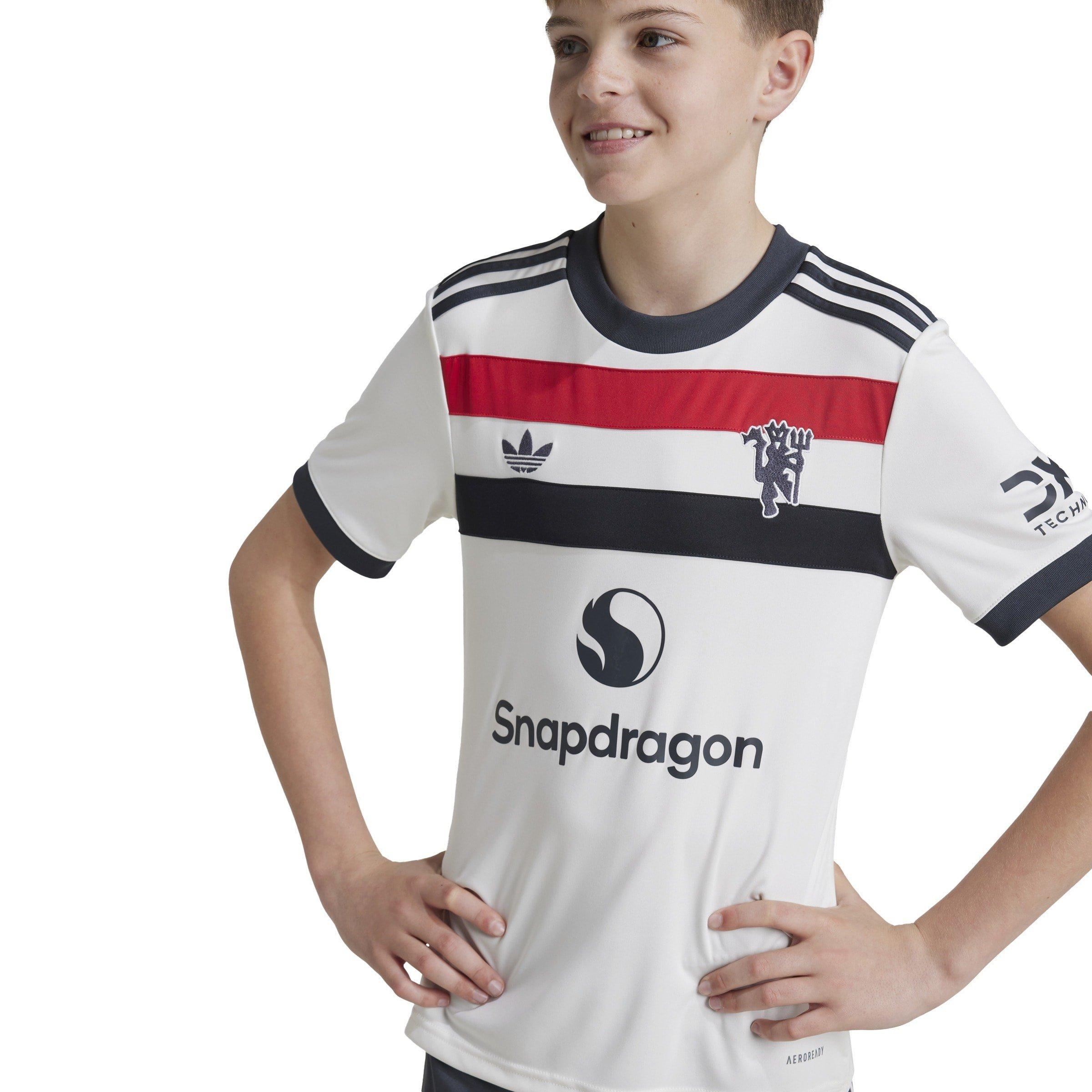 Weiß - adidas - Manchester United Third Shirt 2024 2025 Juniors - 7
