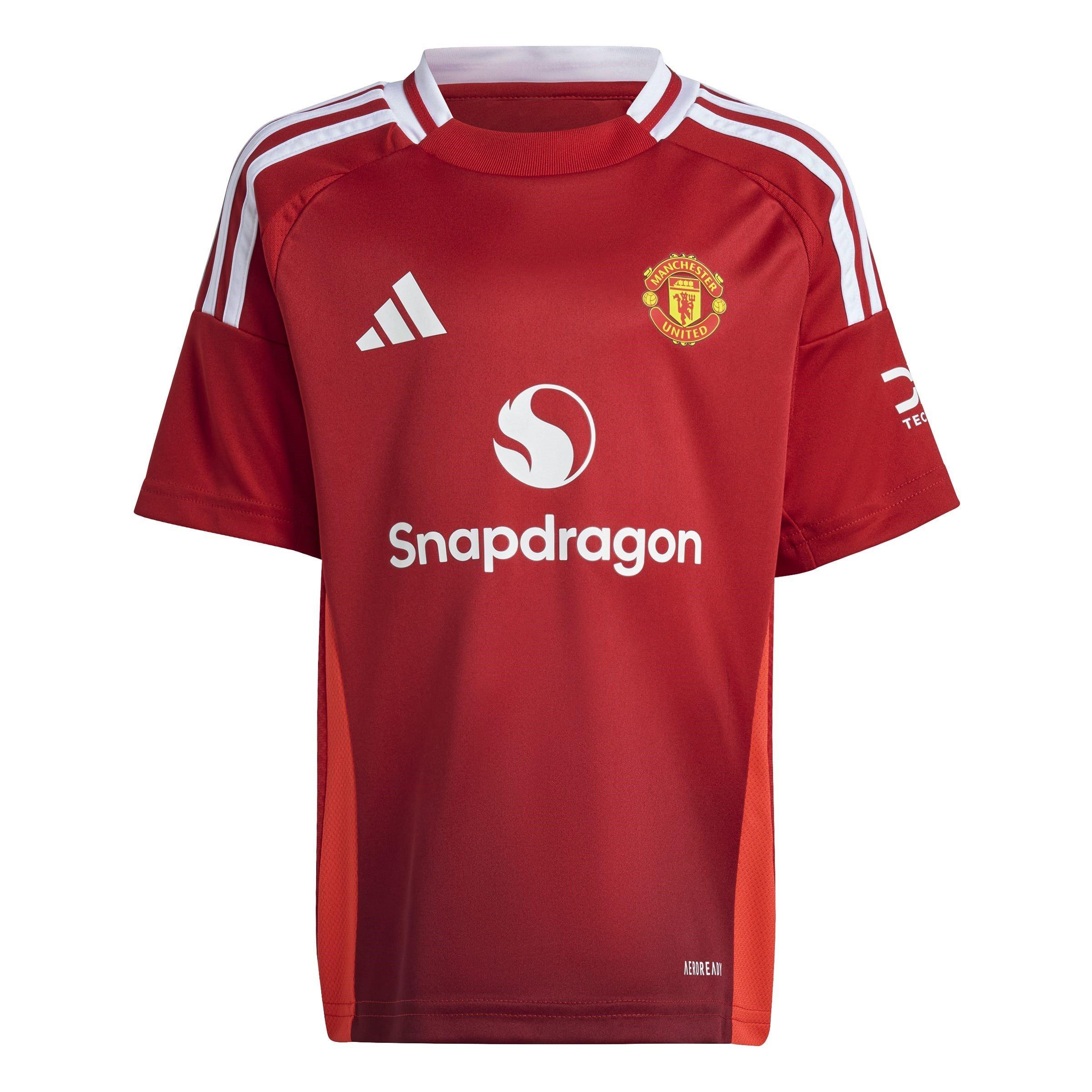 Rood - adidas - Manchester United Home Minikit 2024 2025 Infants - 3