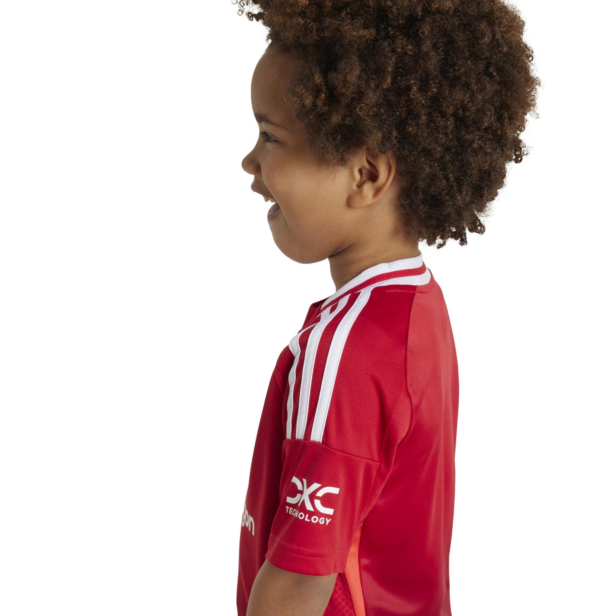 Rood - adidas - Manchester United Home Minikit 2024 2025 Infants - 8