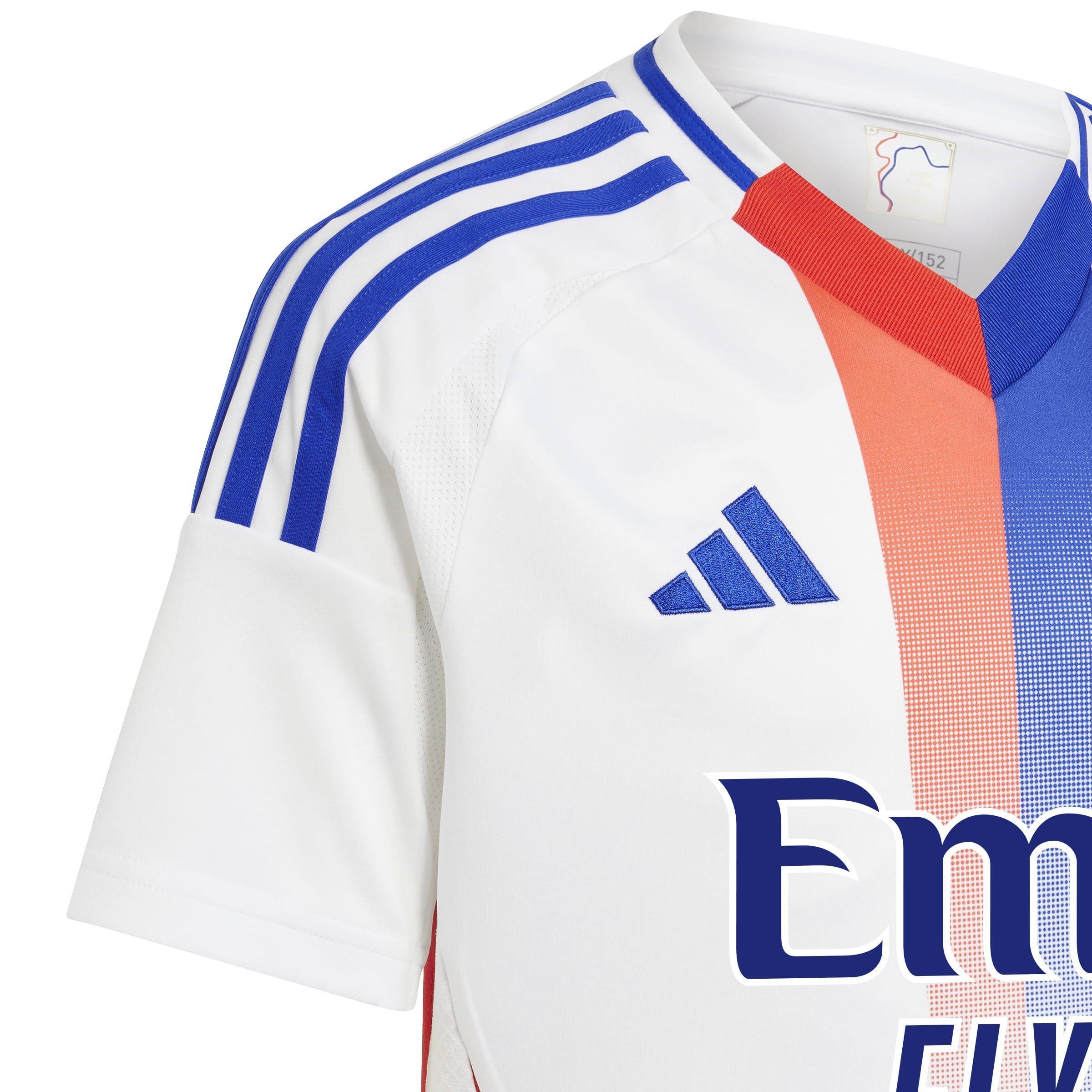 Hvid - adidas - Olympique Lyonnais Home Shirt 2024 2025 Juniors - 3