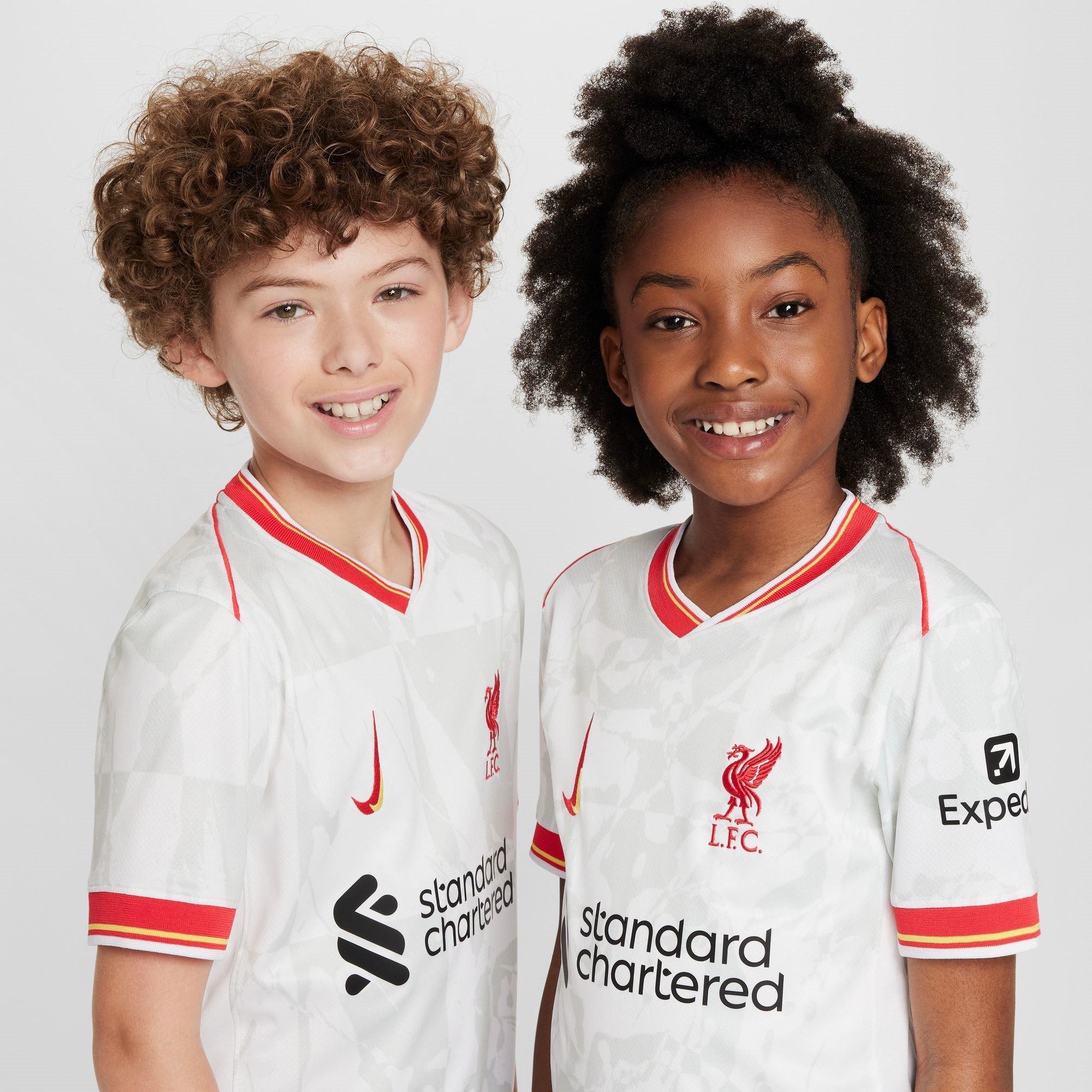 Wit - Nike - Liverpool Third Shirt 2024 2025 Juniors - 6