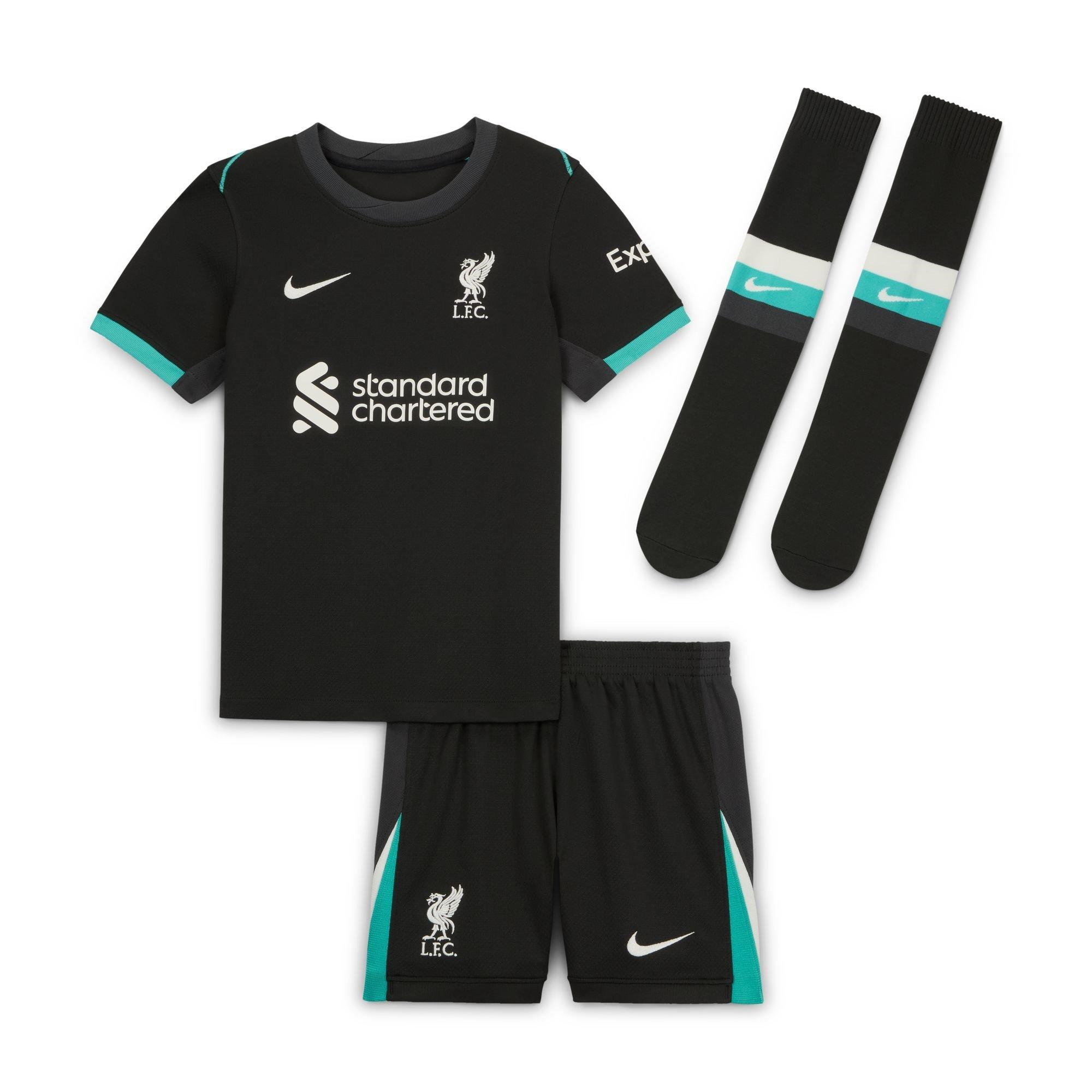 Preto - Nike - Liverpool Away Minikit 2024 2025 Infants - 1
