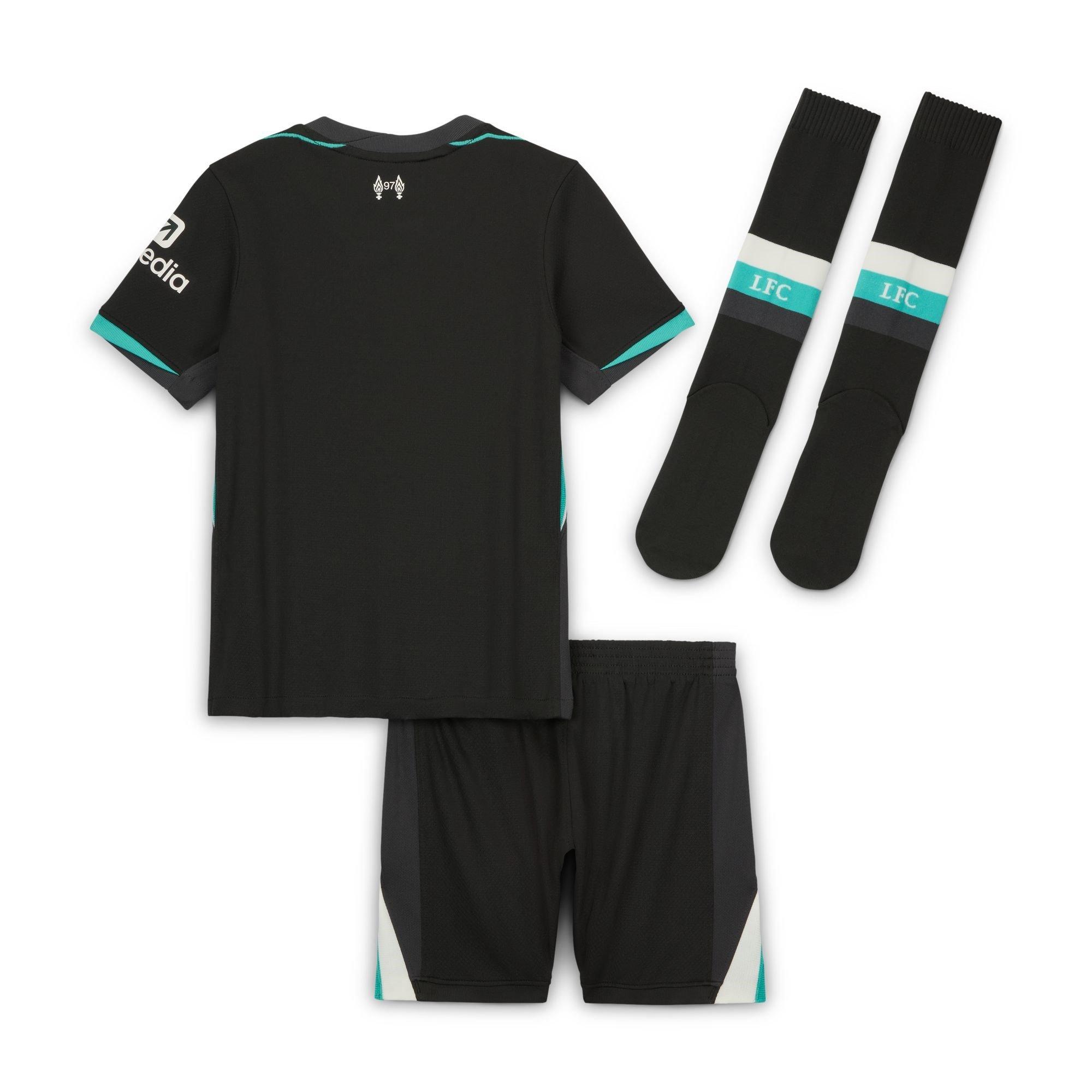 Preto - Nike - Liverpool Away Minikit 2024 2025 Infants - 2