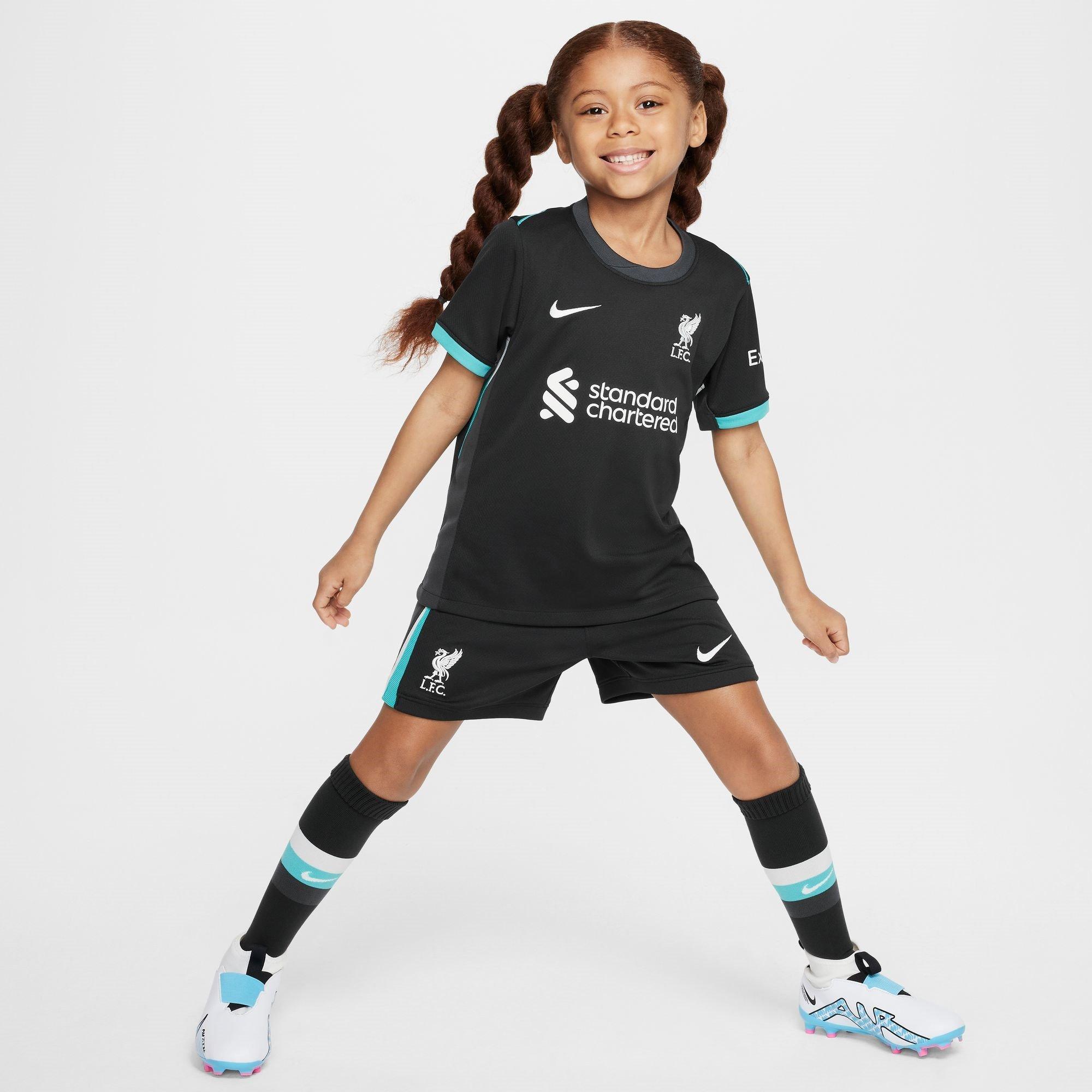 Preto - Nike - Liverpool Away Minikit 2024 2025 Infants - 3