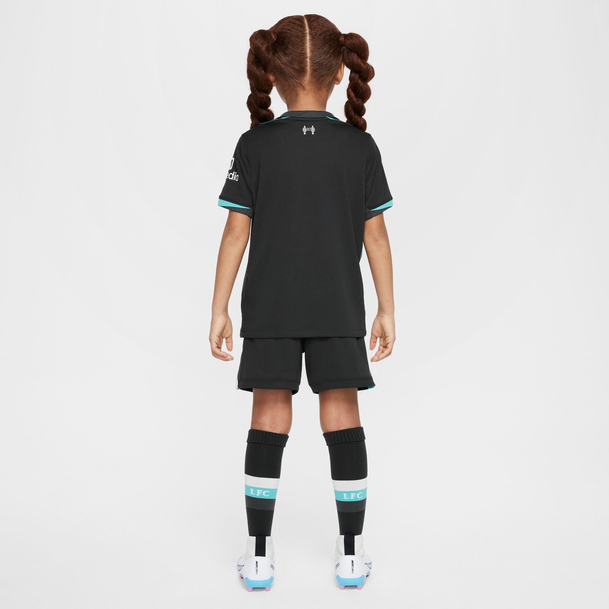 Preto - Nike - Liverpool Away Minikit 2024 2025 Infants - 4
