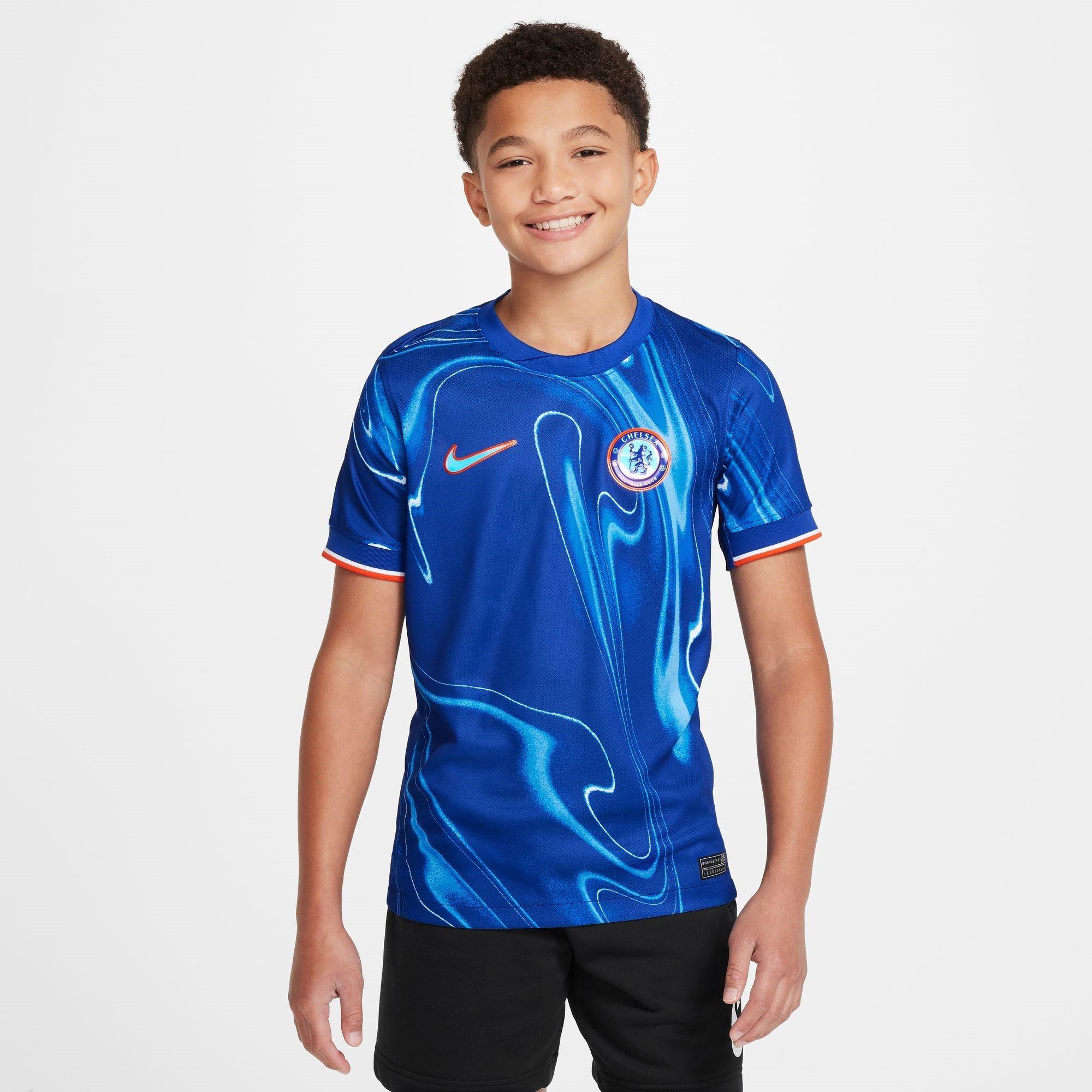 Blauw - Nike - Chelsea Home Shirt 2024 2025 Juniors - 3