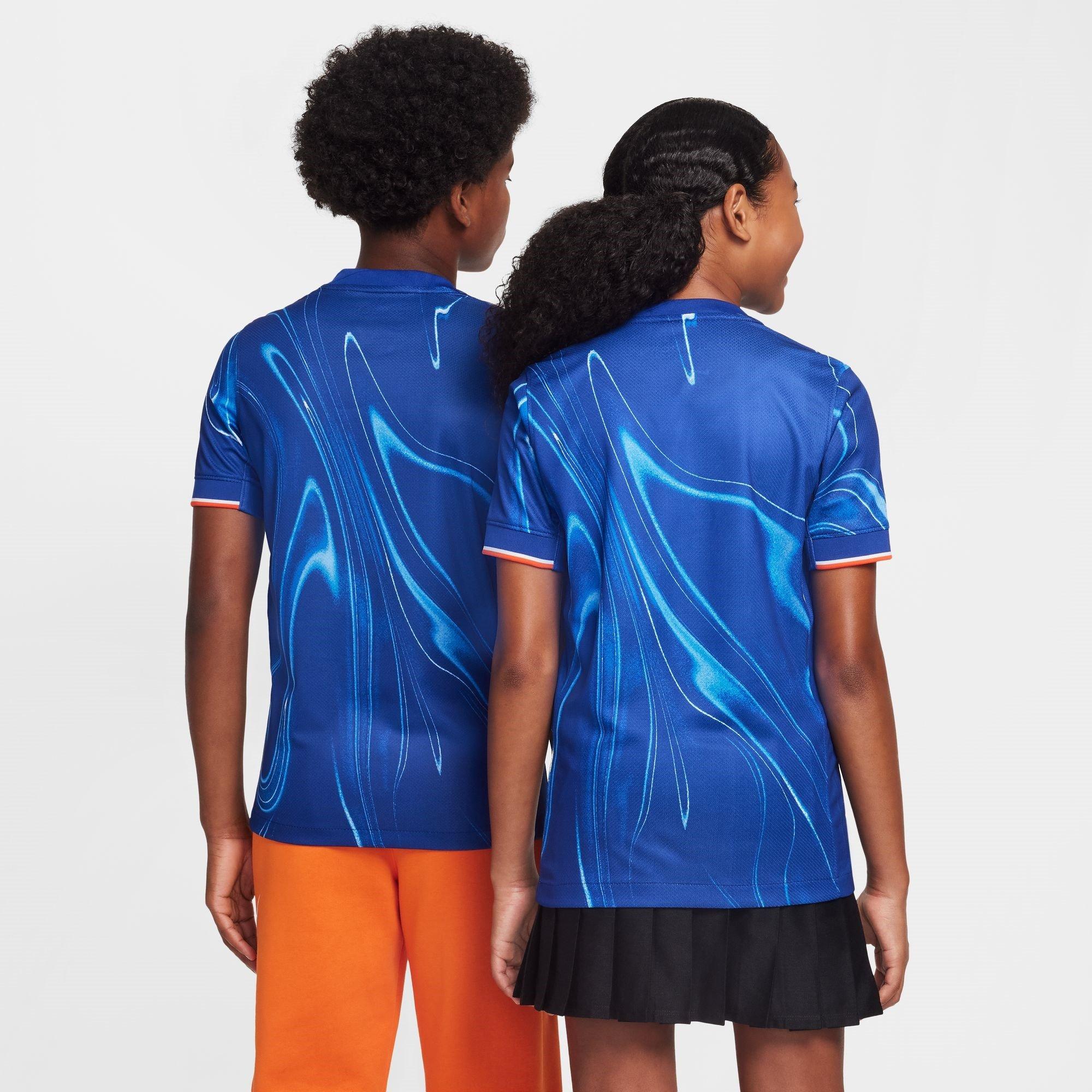 Blauw - Nike - Chelsea Home Shirt 2024 2025 Juniors - 6