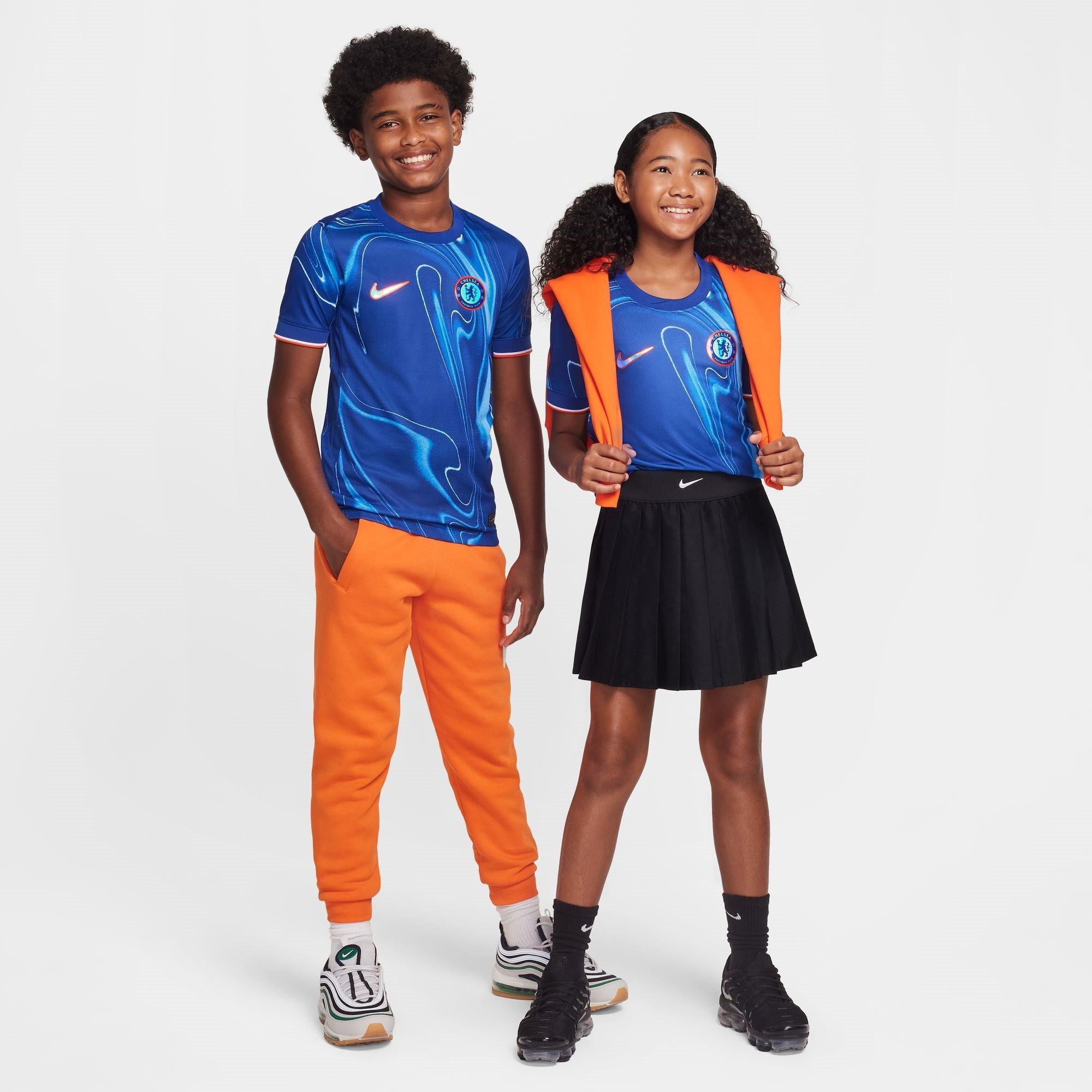 Blauw - Nike - Chelsea Home Shirt 2024 2025 Juniors - 9